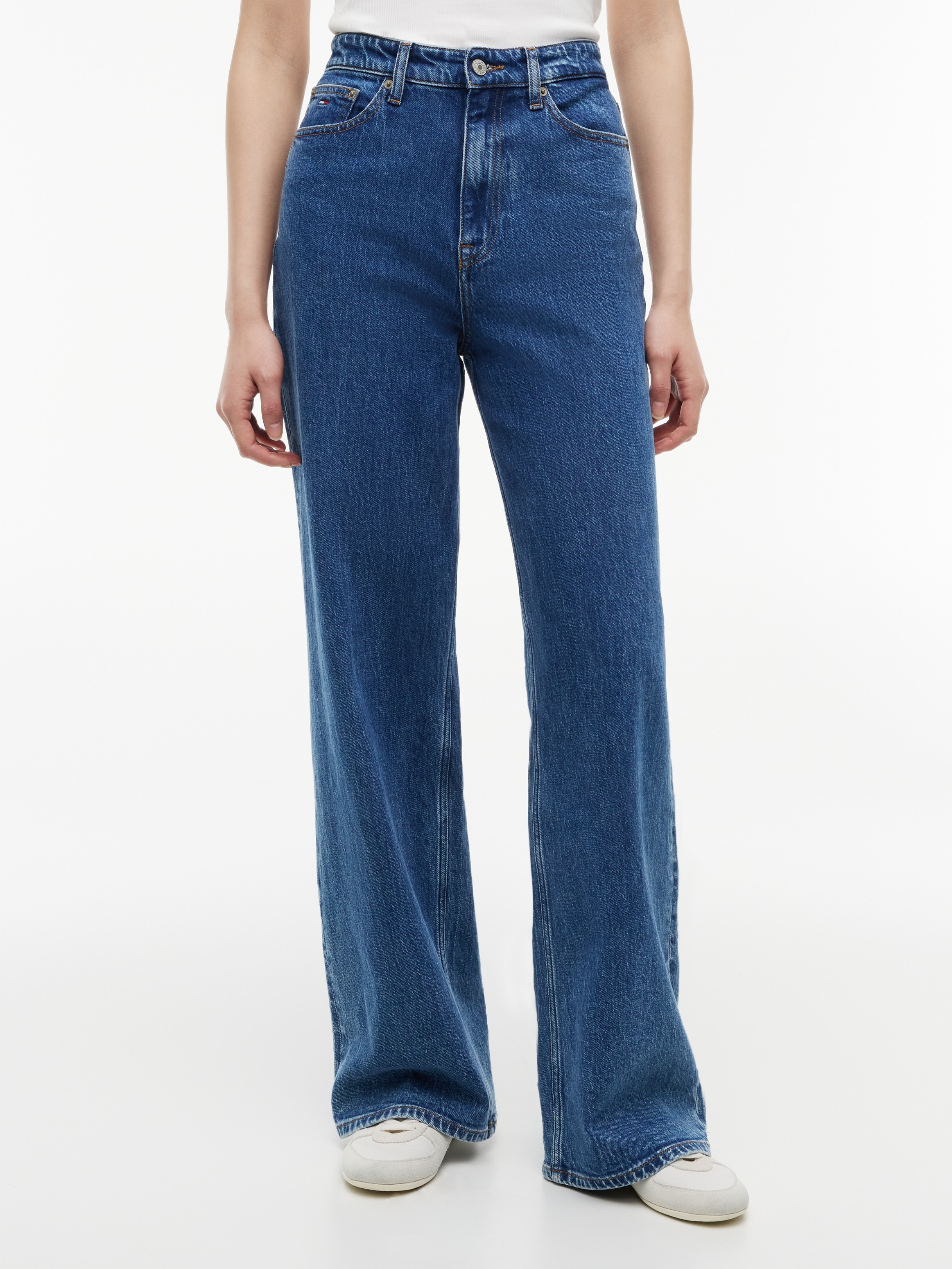 Tommy Jeans High-waist-Jeans "CLAIRE HR WIDE BJ4133" Baumwollmischung, lässig geschnitten