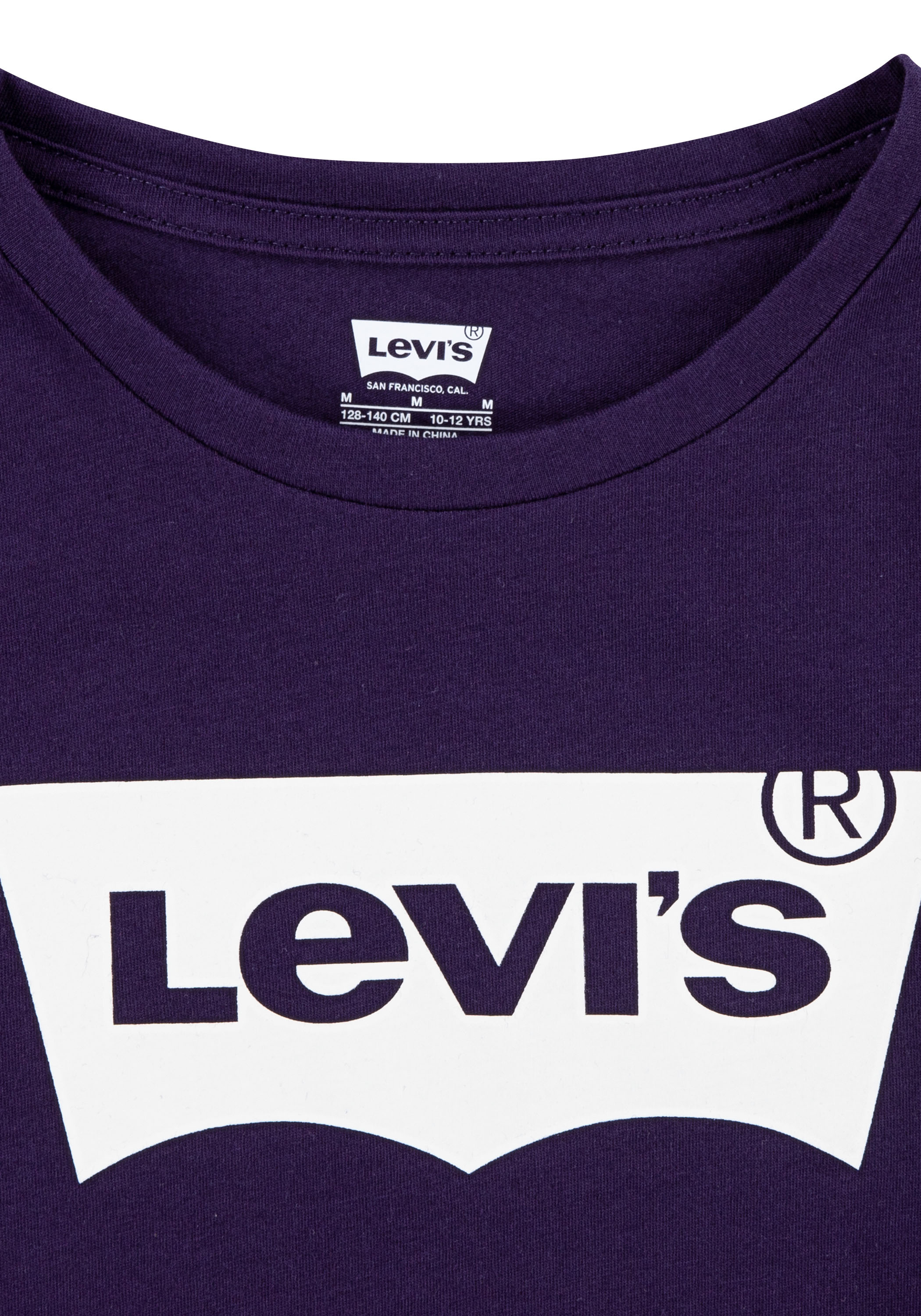 Thumbnail - Levis Kids Langarmshirt "LS BATWING TEE" mit Logo Print for GIRLS