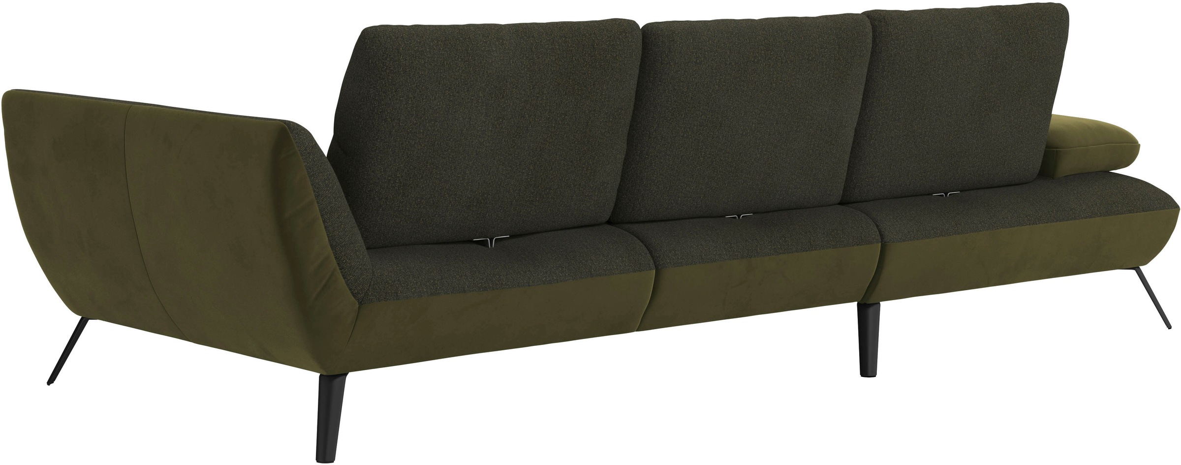 Places of Style Ecksofa »Mikado L-Form«, inkl. Sitztiefenverstellung und Armteilverstellung