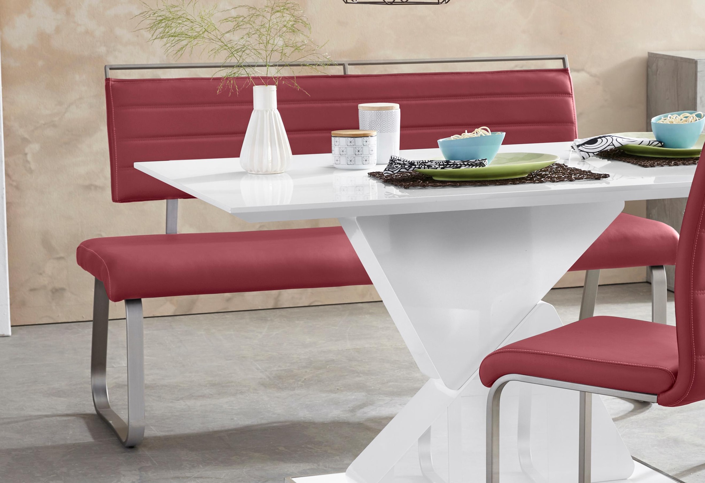 MCA furniture Polsterbank »Arco«, | Kunstleder, Breiten verschiedenen St.), in BAUR belastbar kaufen 280 bis kg, (1