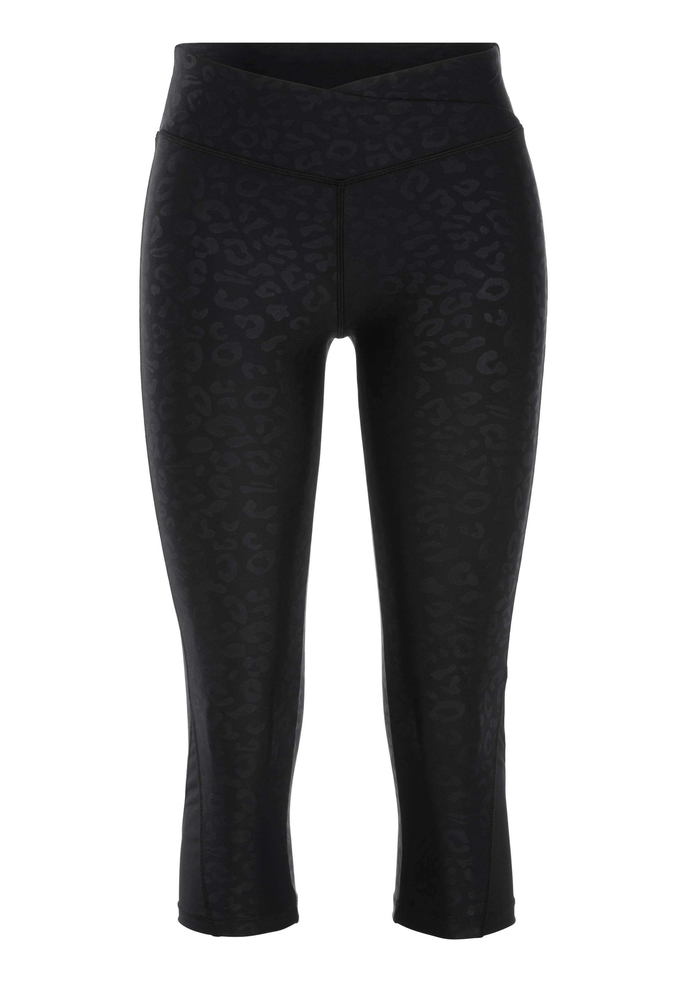 LASCANA ACTIVE Caprileggings, Sporthose in Allover-Leo-Optik