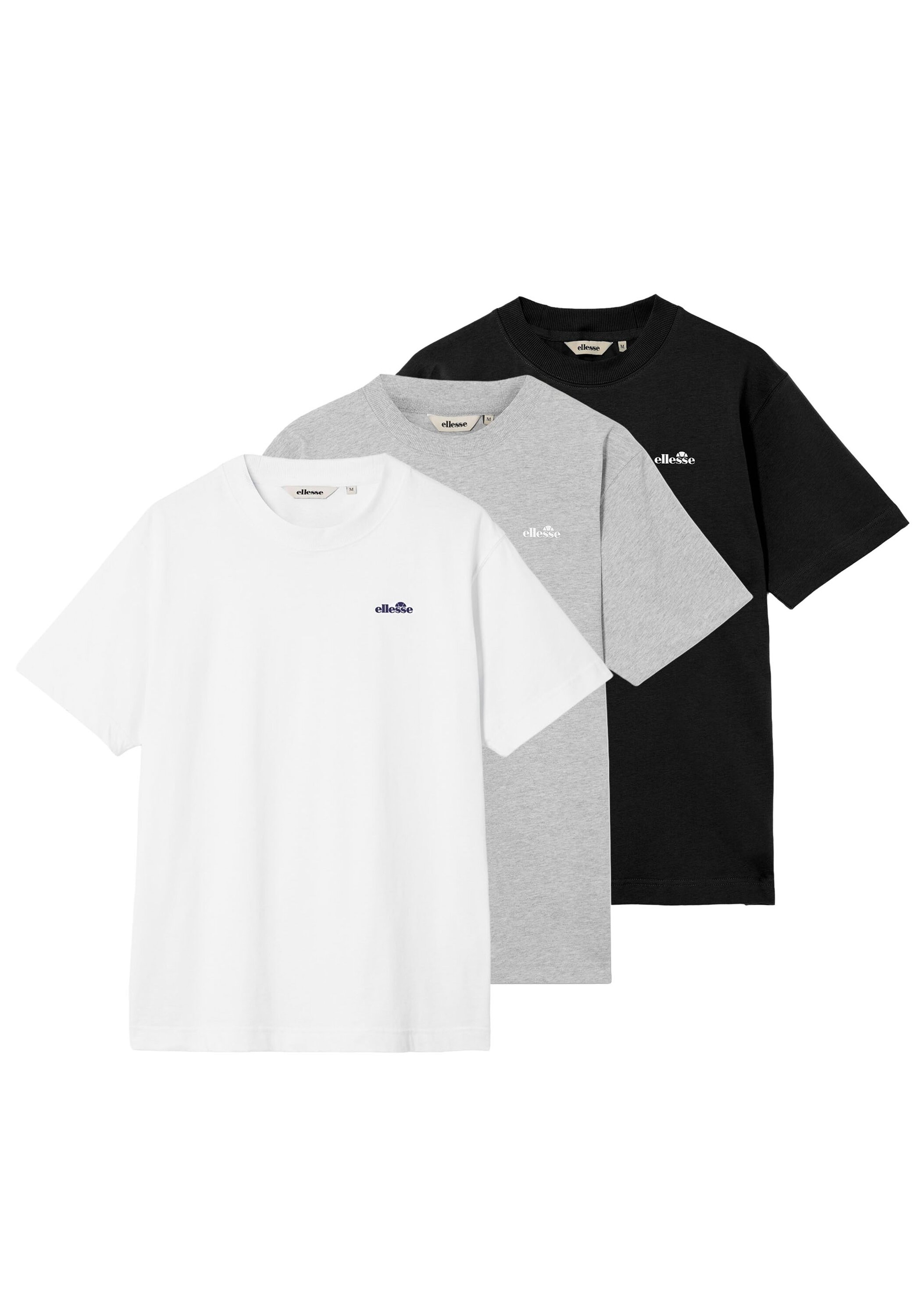 Ellesse T-Shirt "T-Shirt Zivola Tee 3P 3er Pack" 3