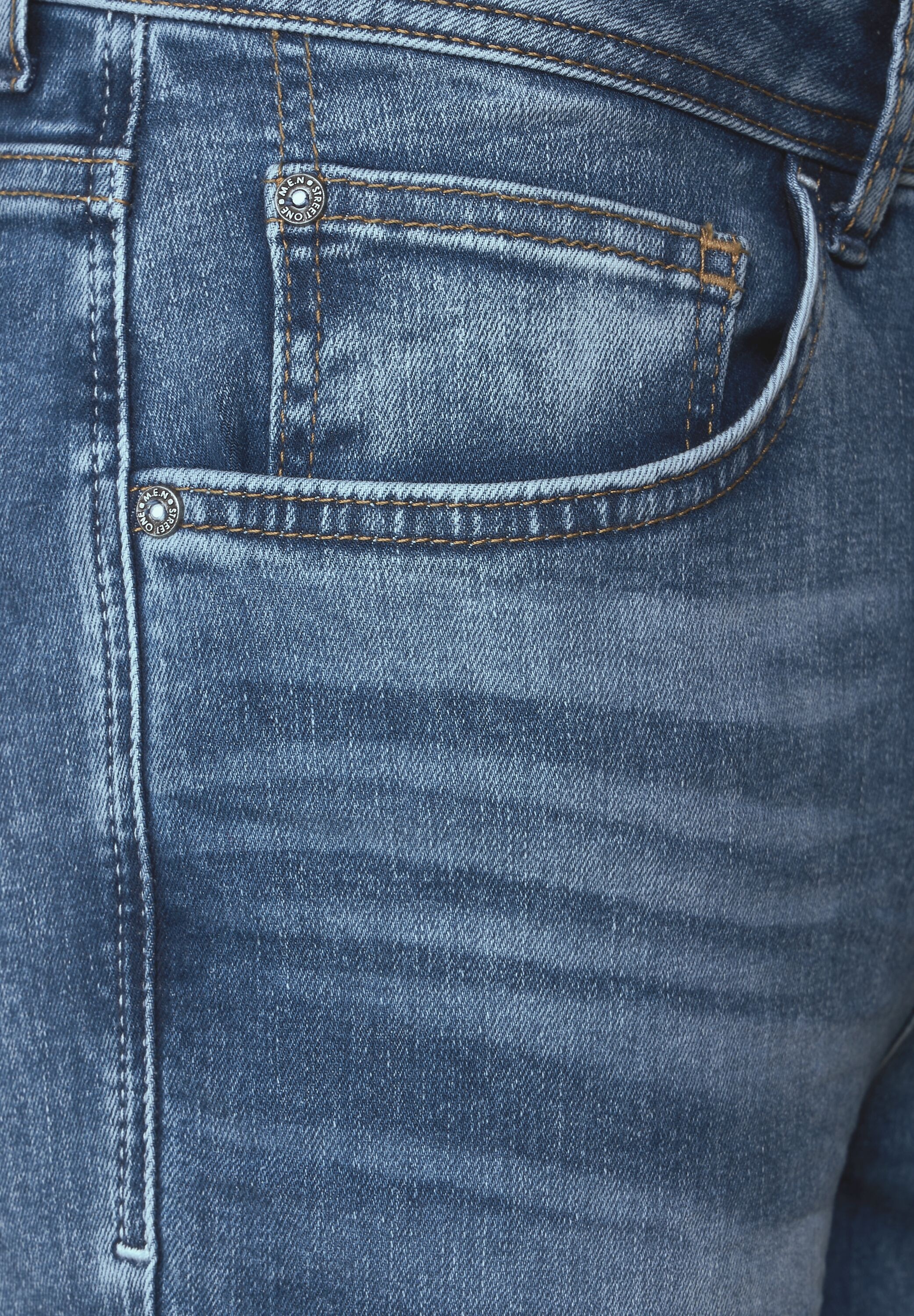 STREET ONE MEN Slim-fit-Jeans, 5-Pocket-Style