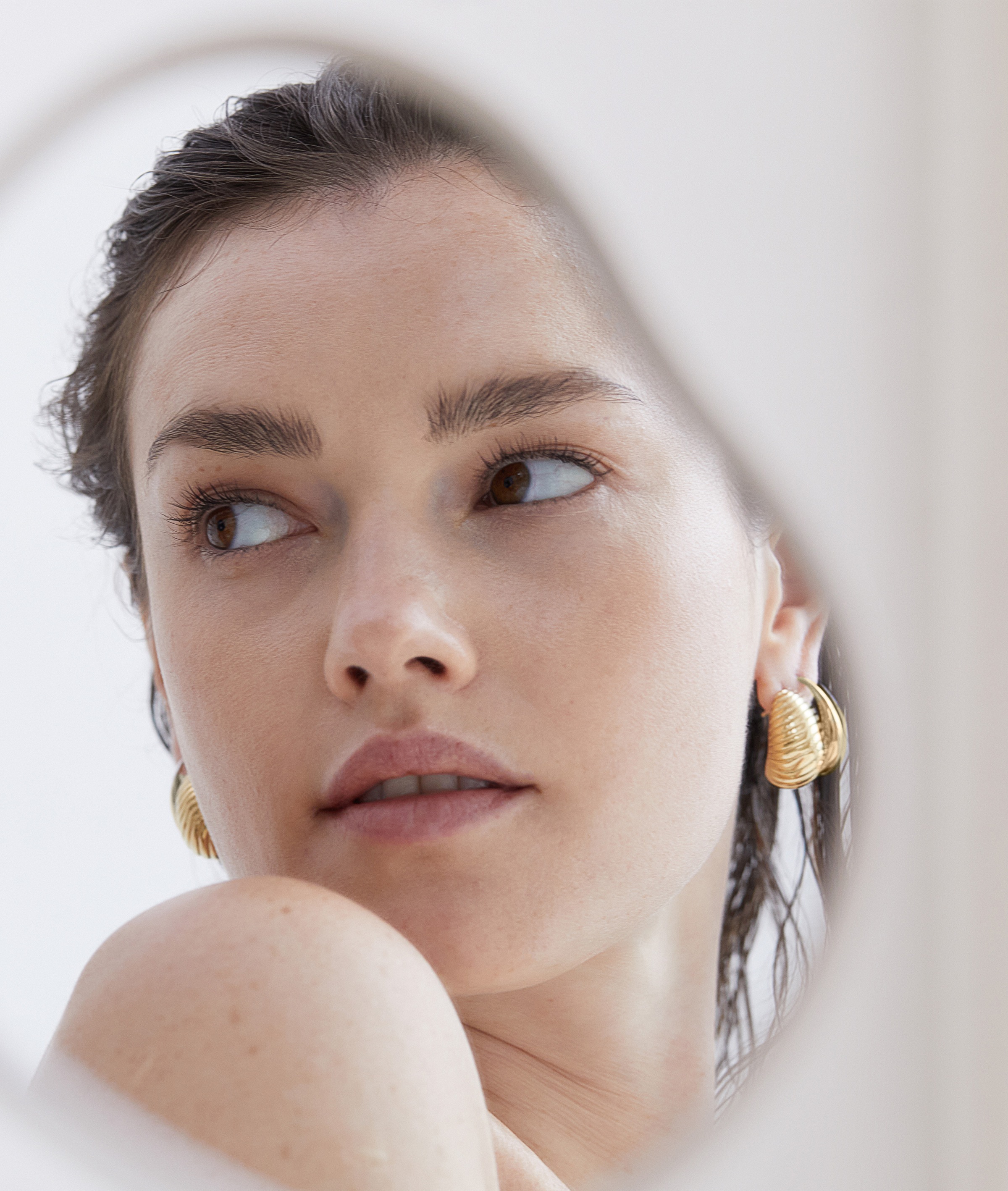 Echtzeit Paar Creolen »Schmuck Geschenk Edelstahl Ohrringe The Classy Drop«