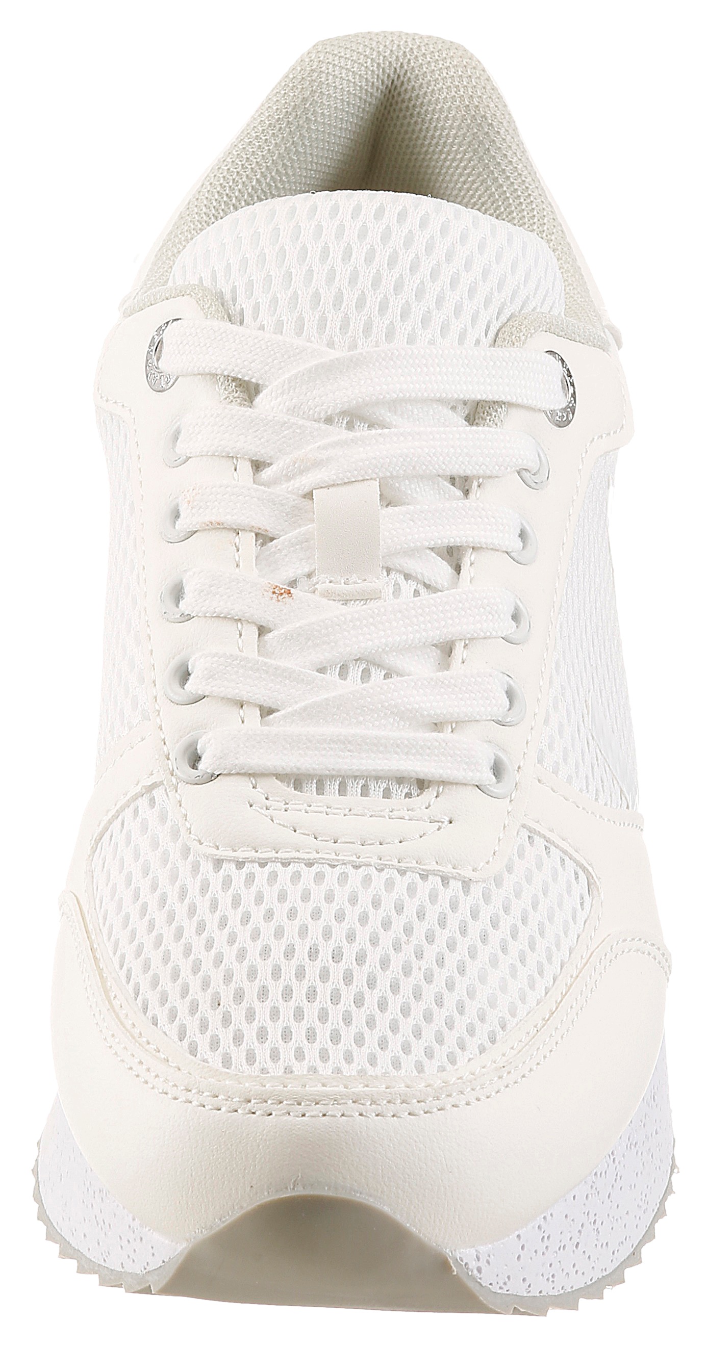 Plateausneaker REPLAY, Damen, Gr. 40, weiß, Lederimitat, Textil, Schuhe Plateausneaker, Trend-Sneaker, Freizeitschuh, Halbschuh mit Logoschriftzug seitlich 3