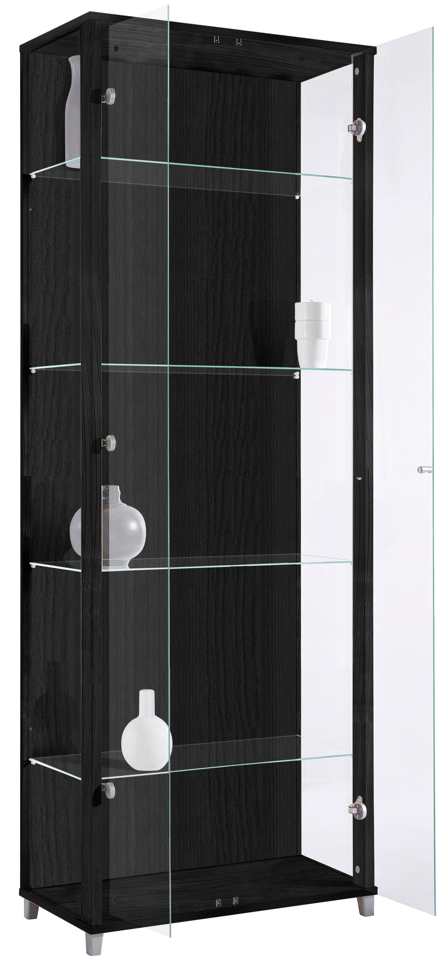 fif möbel Vitrine »OPTIMA«, Standvitrine, Vitrinenschrank, Glasvitrine, Sammlervitrine