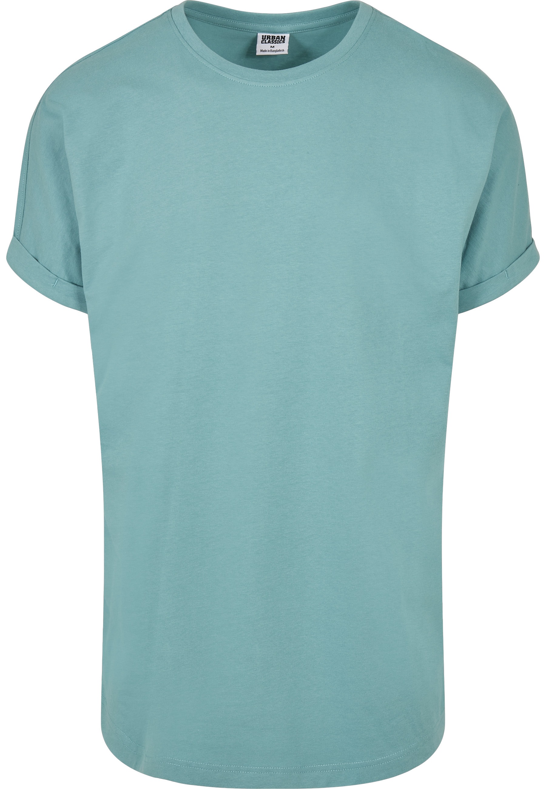 URBAN CLASSICS T-Shirt "Urban Classics Herren Long Shaped Turnup Tee" 1 Stk.