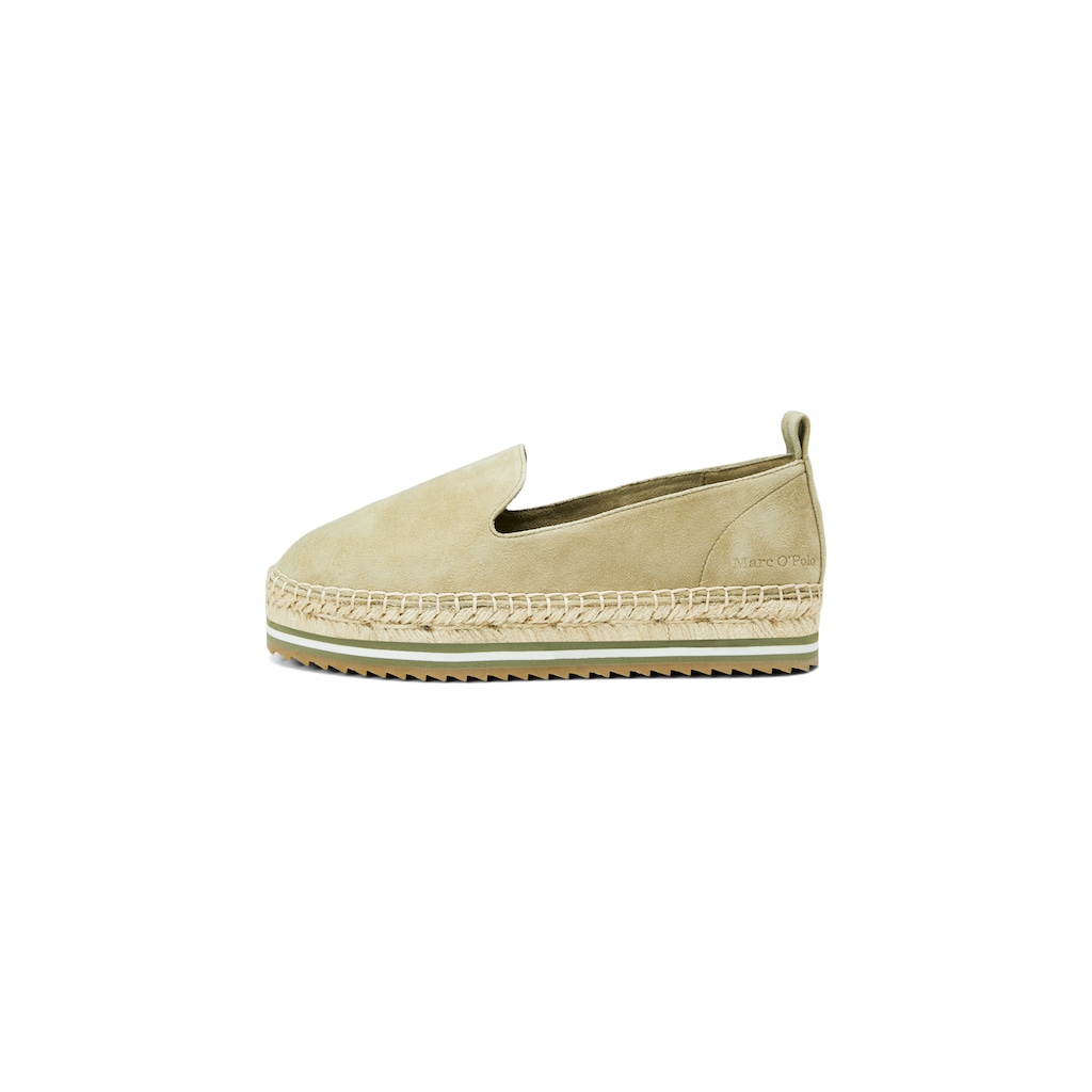 Marc O'Polo Espadrille »aus edlem Velours-Ziegenleder«