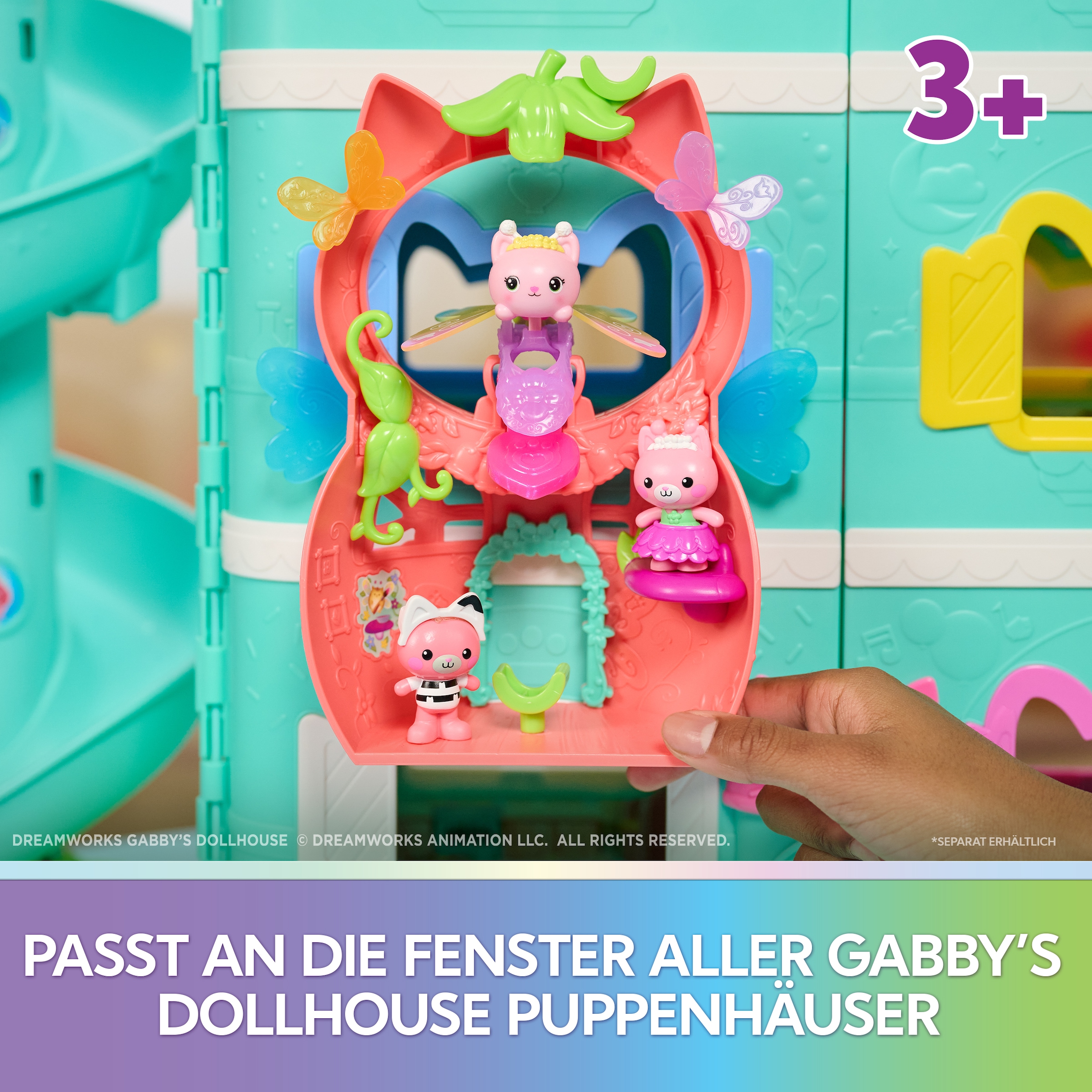 Spin Master Spielwelt »Gabby’s Dollhouse –  Flutter Fairy Spielset mit Ring und 12 Teilen«