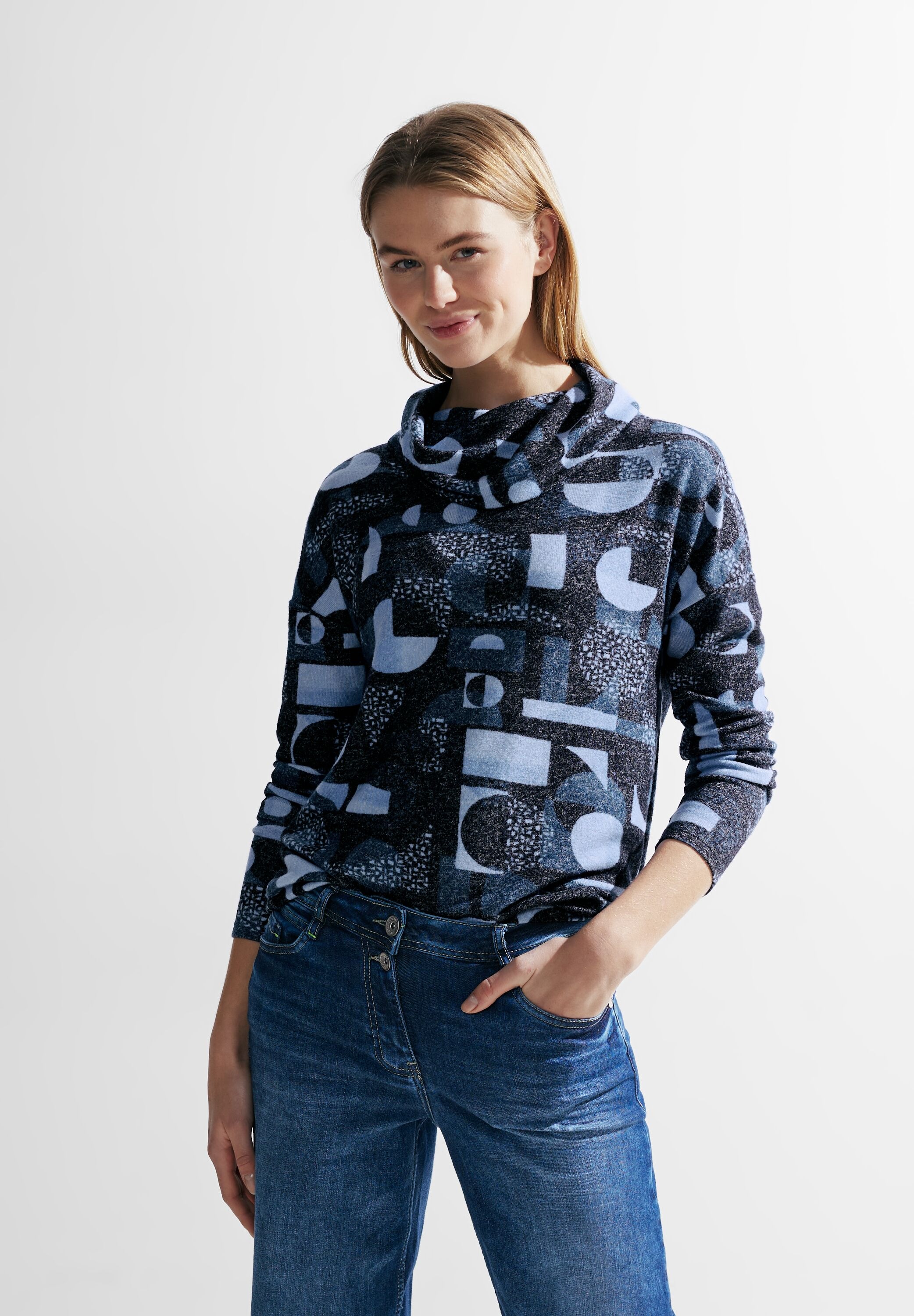 NEXT Langarmshirts 4er Pack - Grafik Print Basic Shirts