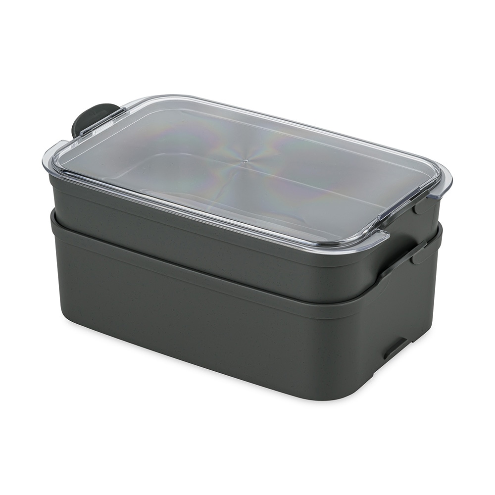 KOZIOL Frischhaltedose "STAKK BENTOBOX, 2l" spülmaschinengeeignet, mikrowellengeeignet