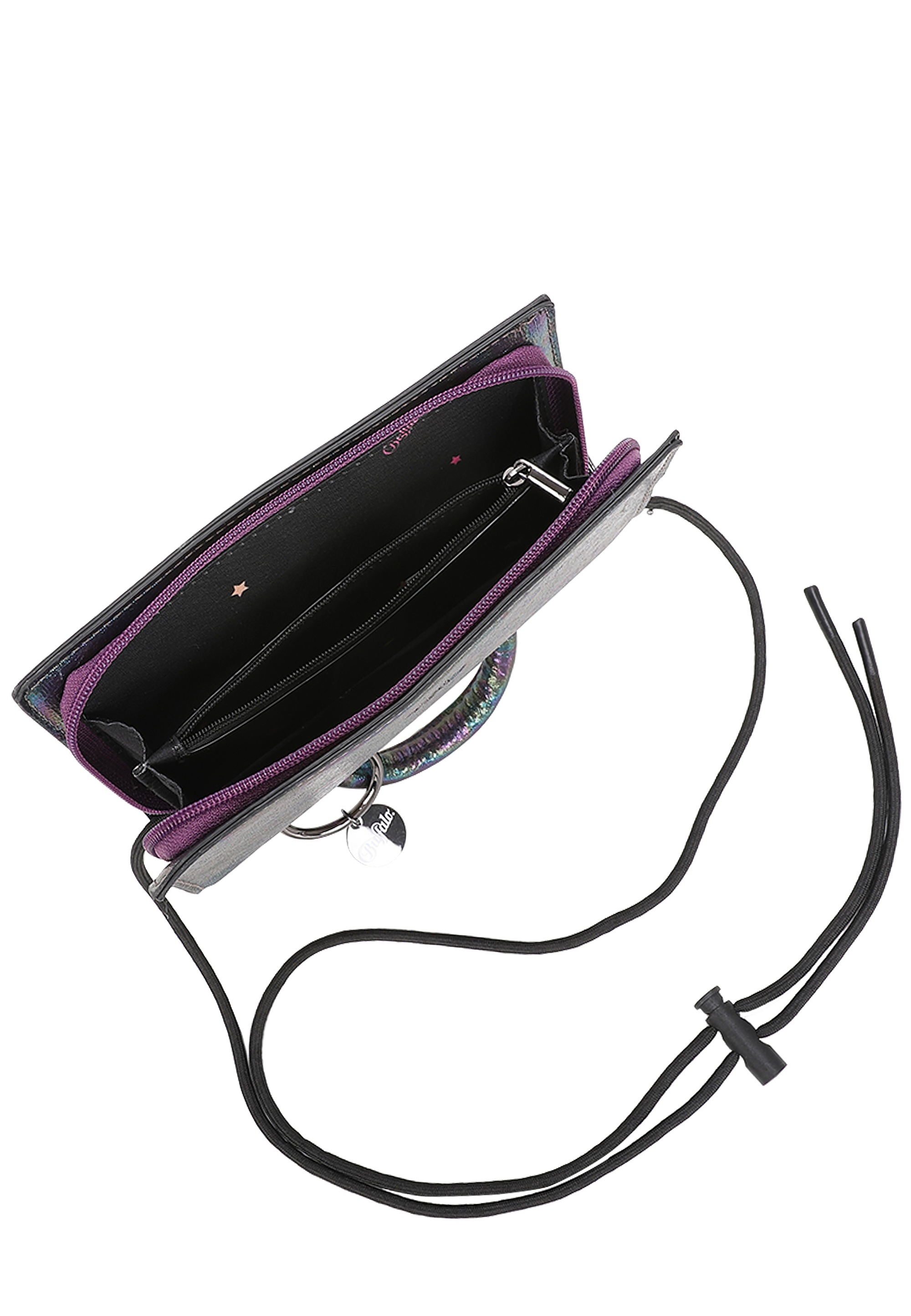 Buffalo Schultertasche »On String Oily«, mit schimmernder Optik