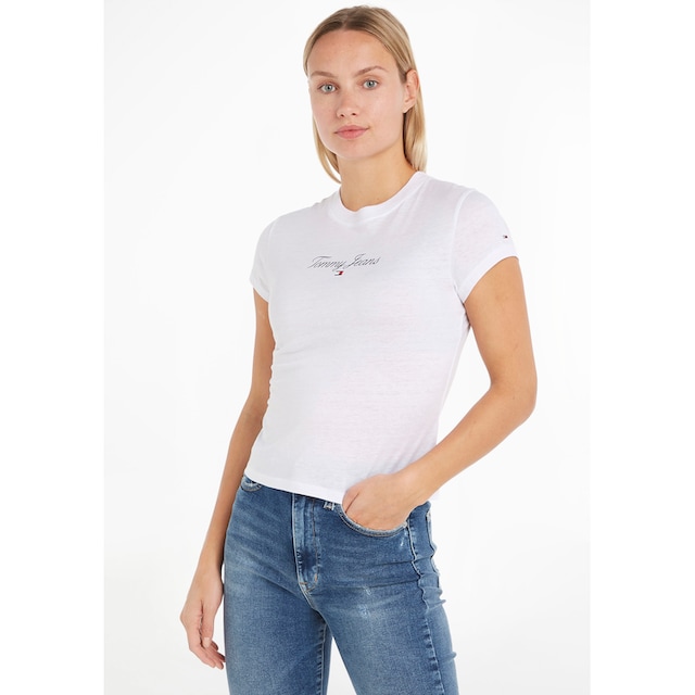 Labeldruck BAUR BBY LOGO Jeans Jeans SS«, T-Shirt Tommy ESSENTIAL mit »TJW kaufen | Tommy online 1