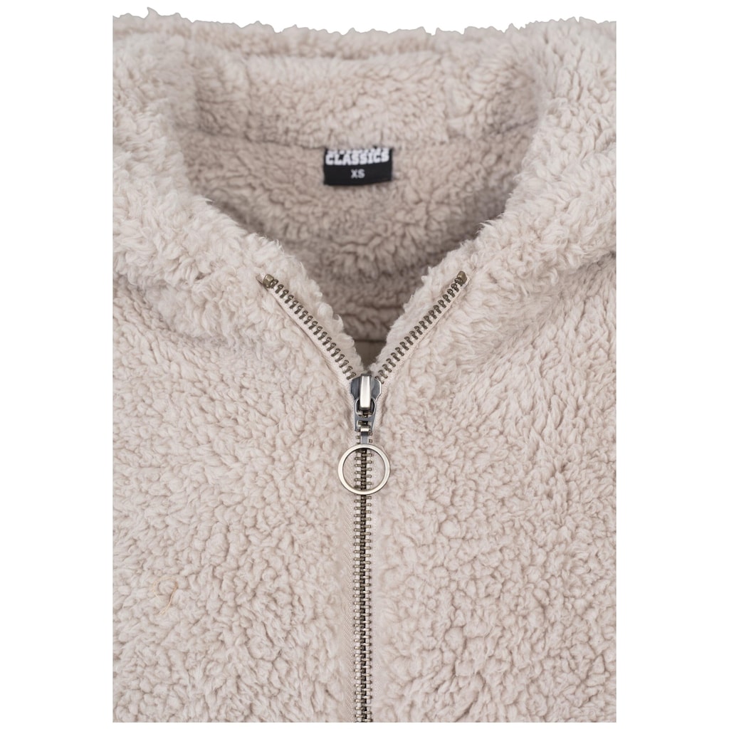 URBAN CLASSICS Allwetterjacke »Urban Classics Damen Ladies Sherpa Jacket«, (1 St.), mit Kapuze