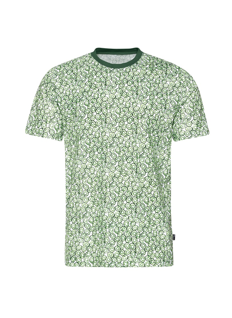 Trigema Schlafanzug "TRIGEMA T-Shirt mit Allover Kiwi-Print", (1 tlg.) günstig online kaufen