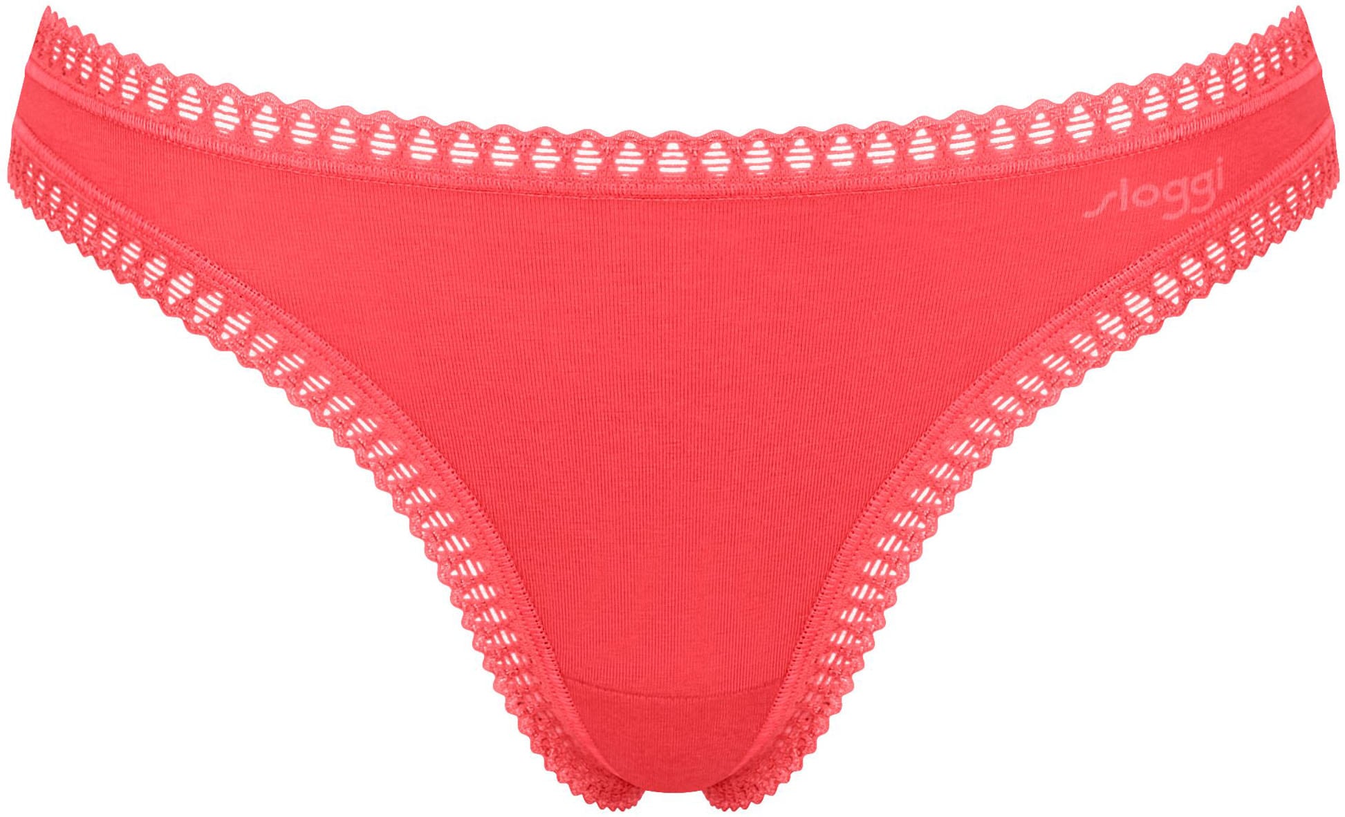 sloggi Slip »GO Crush String C3P«, (3er Pack), Spitzendetails