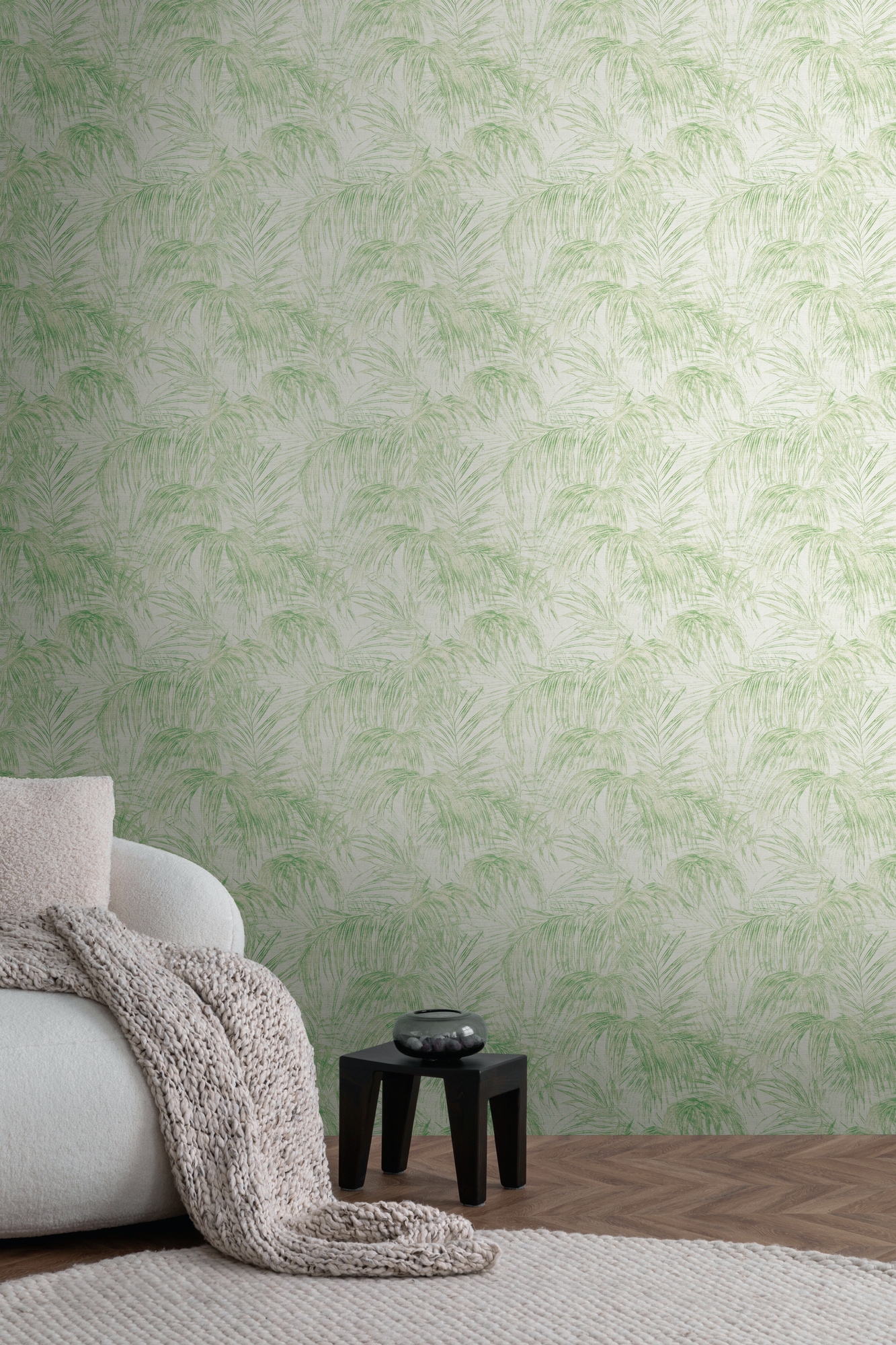 living walls Vliestapete »Michalsky 6 florale Tapete Mustertapete Blätter Blattmuster«, matt, Vliestapete Blatt-Motiv für Schlafzimmer Küche Wohnzimmer Floral Flur