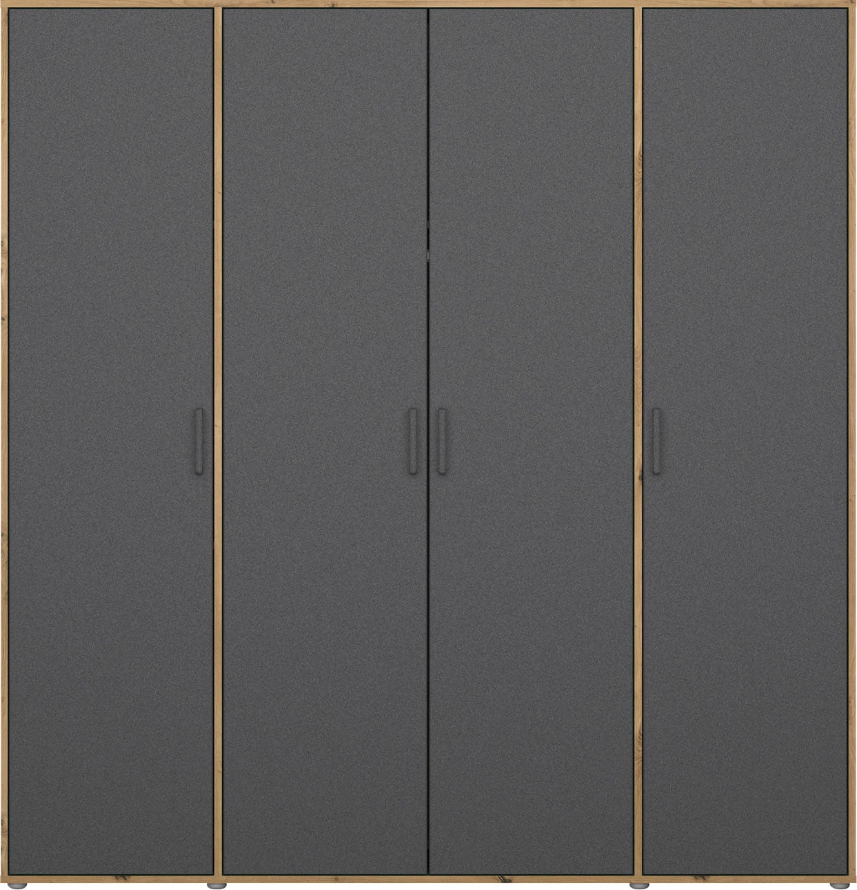 rauch Kleiderschrank »VOYAGER Garderobe Wäscheschrank TOPSELLER Schlafzimmer«, (in 3 verschiedenen Ausstattungen BASIC/CLASSIC/PREMIUM), Schrank mit modernen Griffen in viel Stauraum MADE IN GERMANY