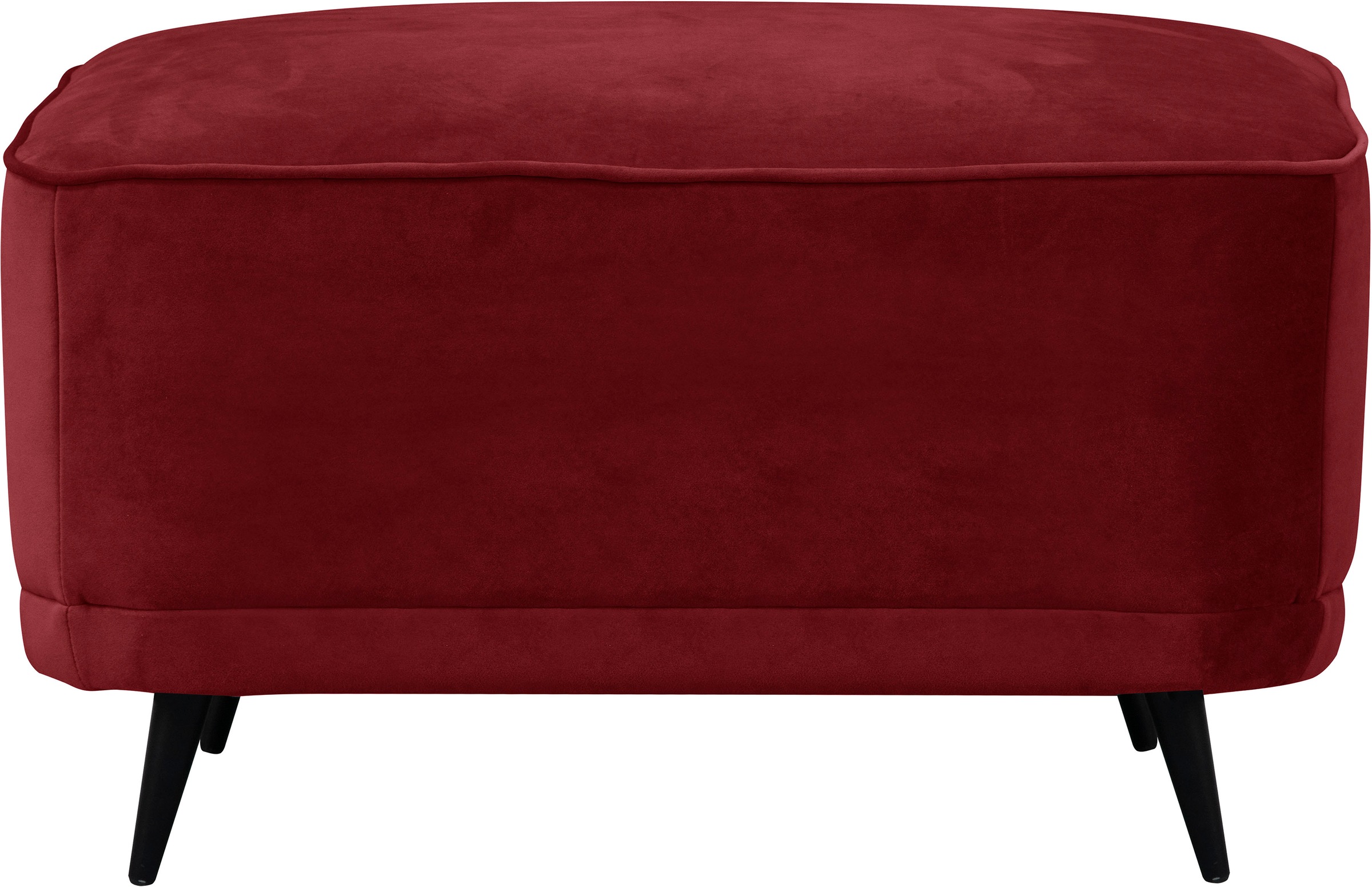 Home affaire Polsterhocker "Ashly" in 3 Bezugsvarianten, Bouclé, Samtoptik günstig online kaufen