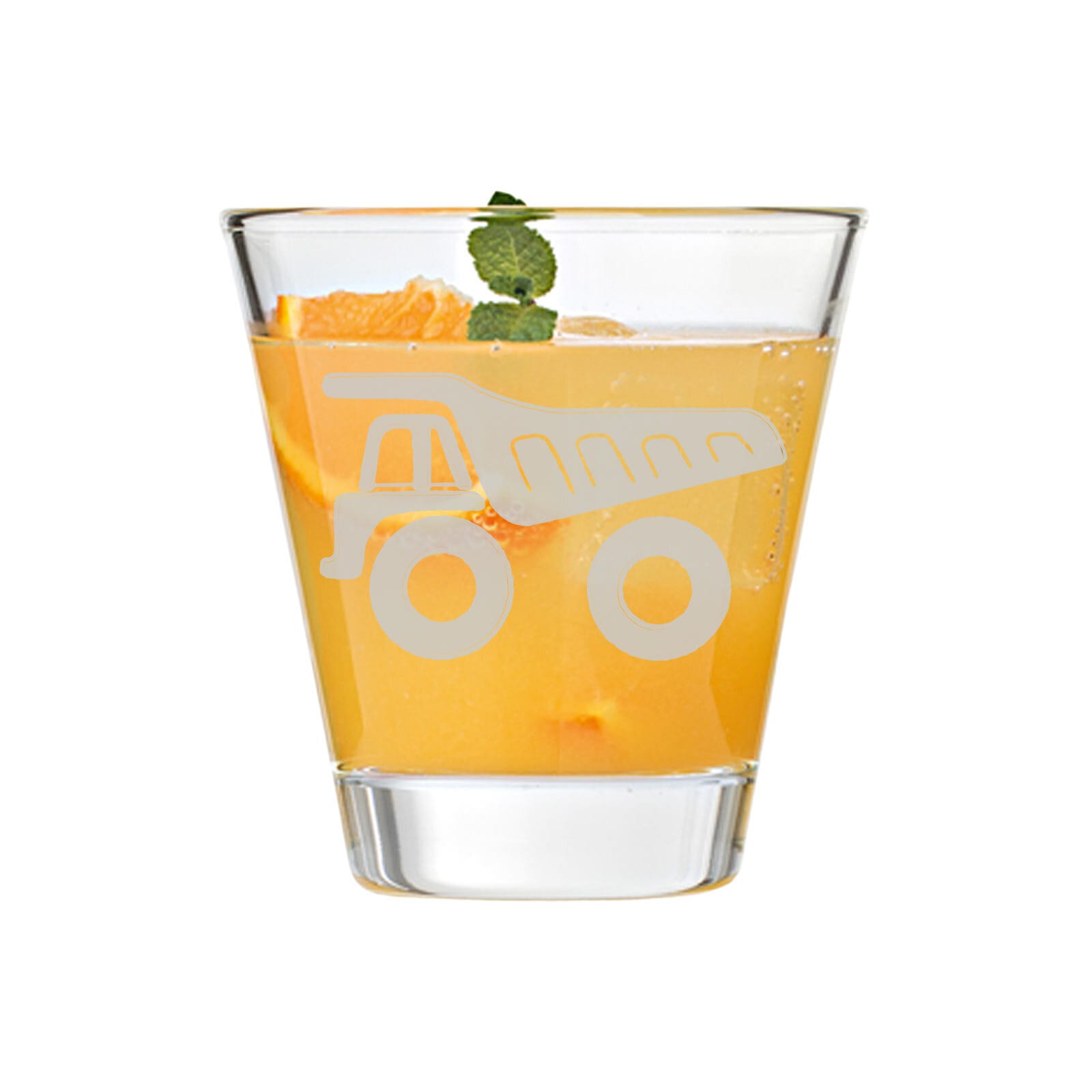 LUXENTU Kinderbecher »Kinderbecher Kipper 215 ml transparent«