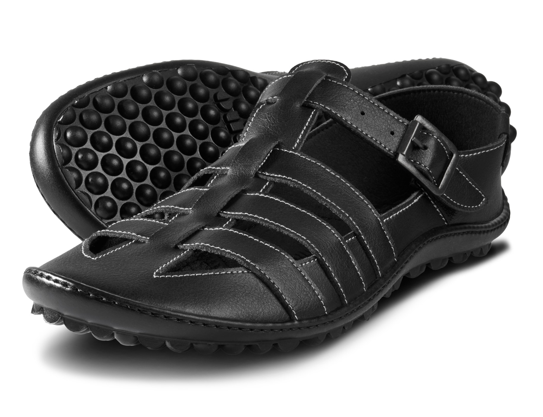 Leguano Barfußschuh »JARO«, Sandale, Bequemschuh, Sommerschuh mit Schnallenverschluss