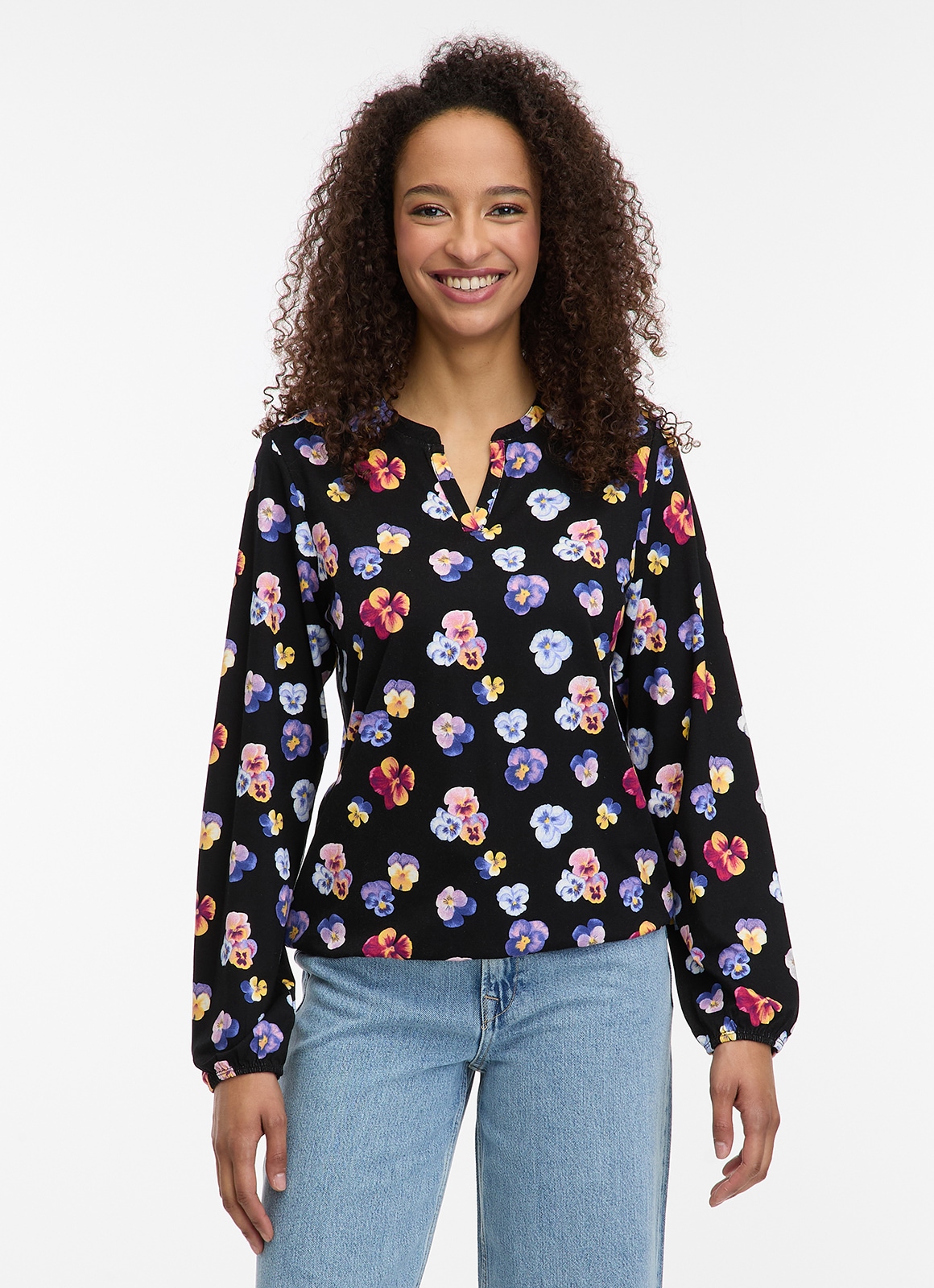 Ragwear Langarmshirt "SANTICA PRINT" günstig online kaufen