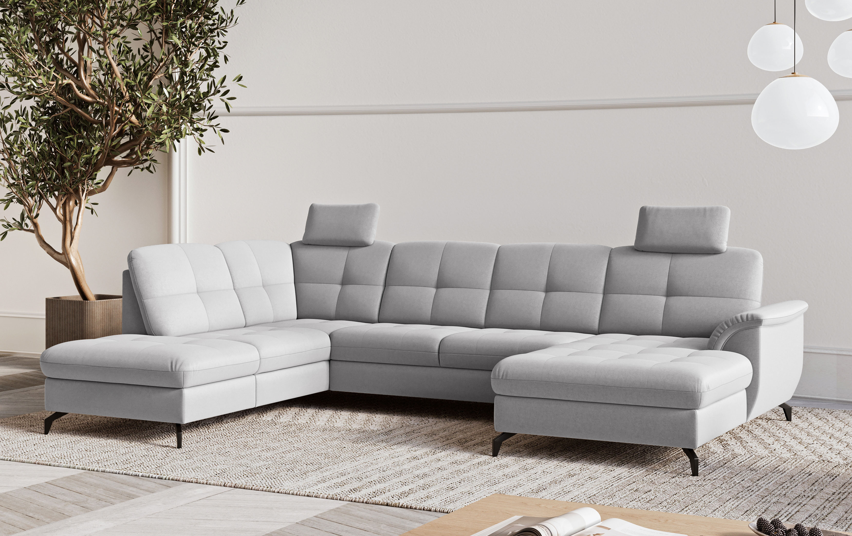 sit&more Wohnlandschaft "Zora" wahlweise mit Schlaffunktion und Bettkasten