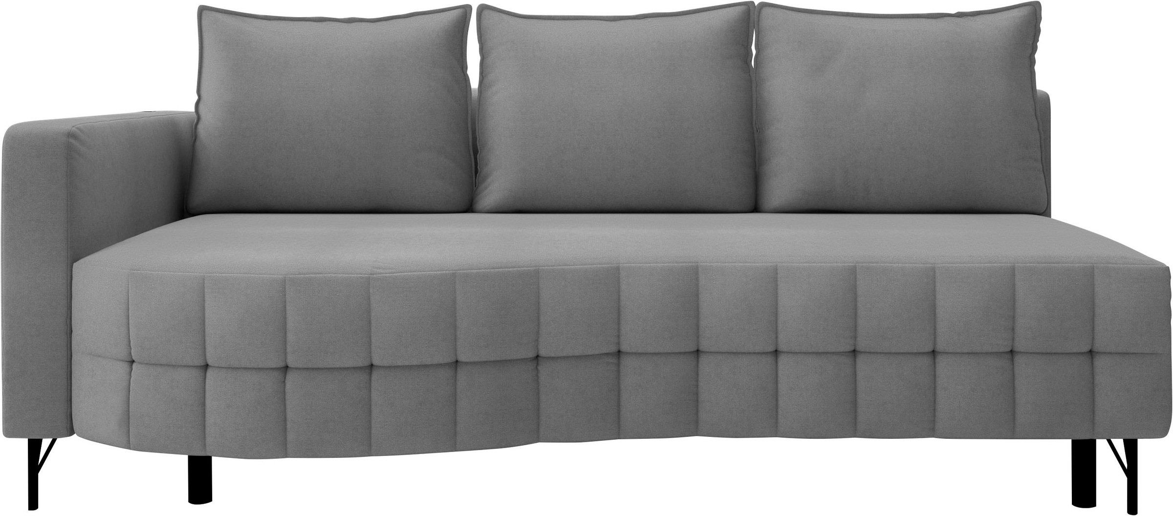 exxpo - sofa fashion Loungesofa »T wiggy Schlafsofa mit Bettfunktion und Bettkasten,«, komfortabler Federkern, super Sitzkomfort, elegante Formensprache