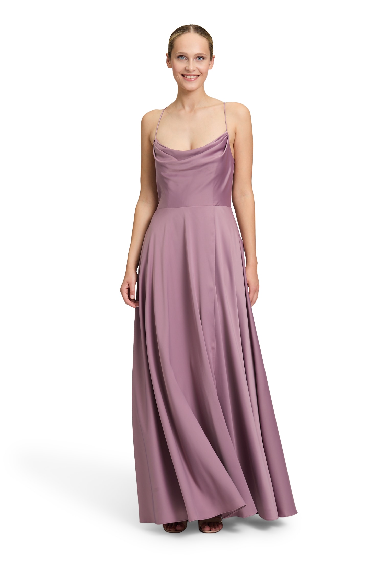 Vera Mont Abendkleid "Vera Mont Abendkleid mit Wasserfallausschnitt", Mater günstig online kaufen