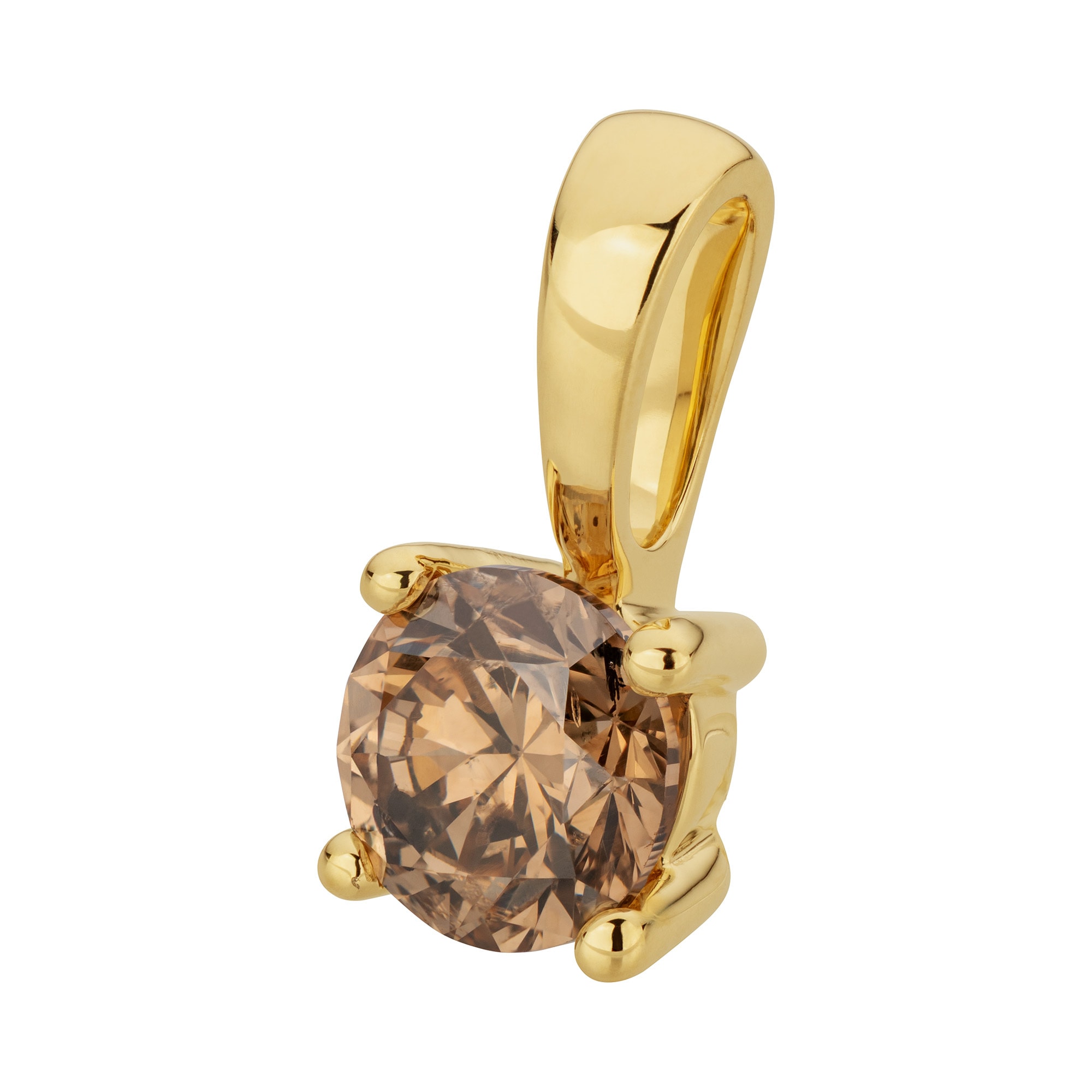 Orolino Kettenanhänger »585/- Gelbgold 1 Brill. 0,50ct. braun«