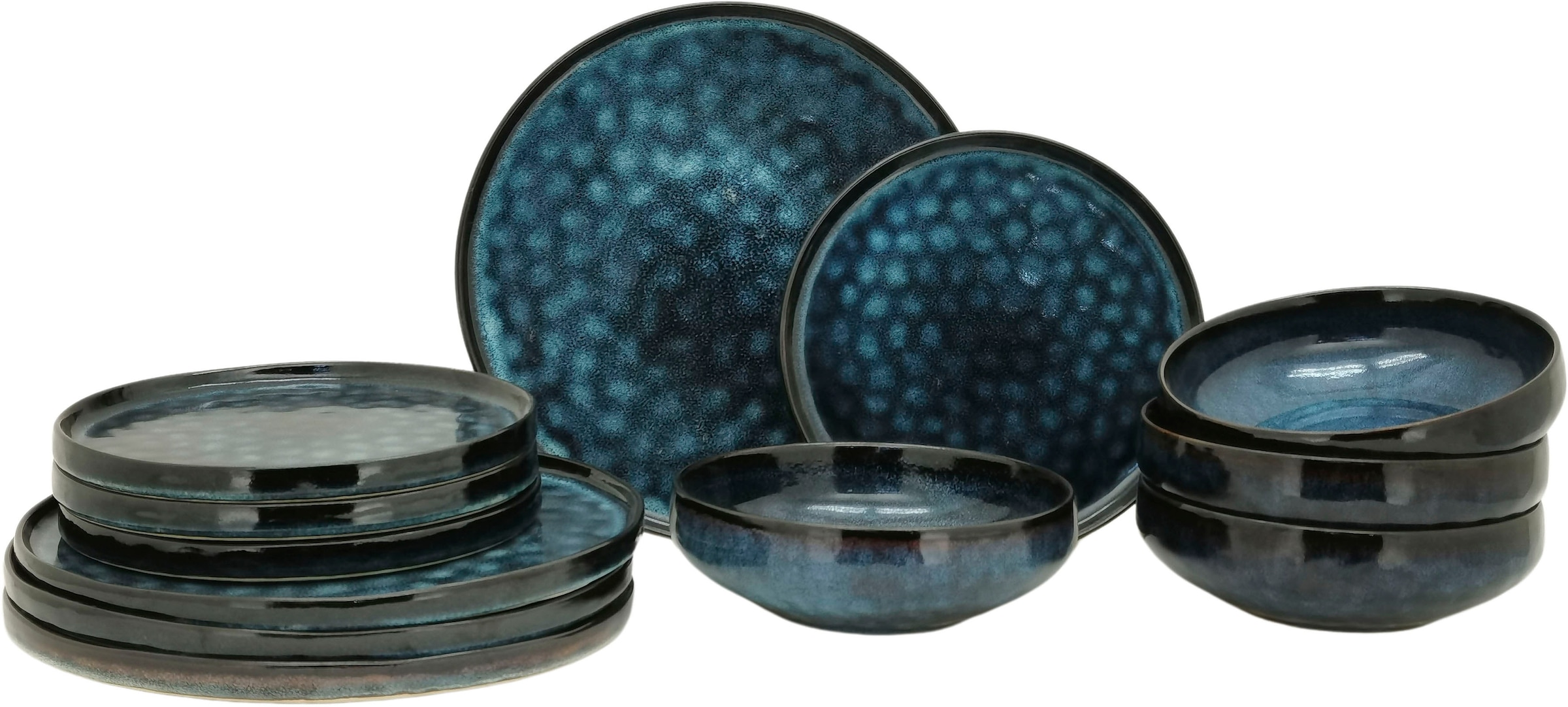 andas Kombiservice "Geschirr-Set Sorlev, mit einzigartigem Muster und Farbv günstig online kaufen