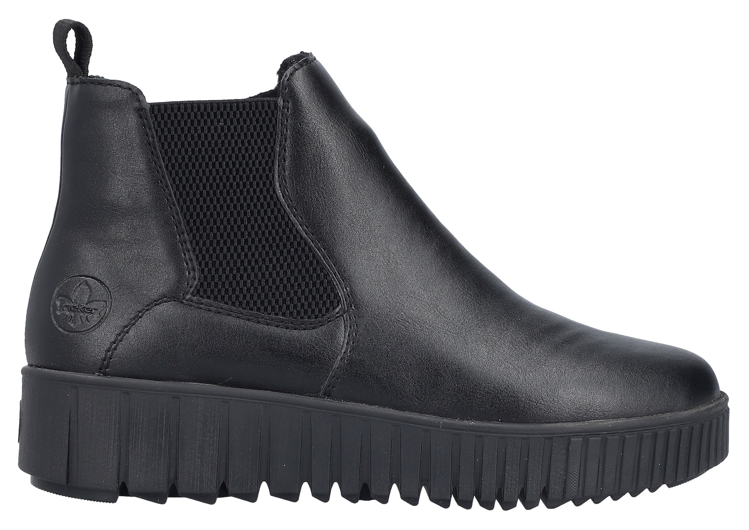 Rieker Winterboots  Chelseaboots, Plateausneaker, Stiefelette, Reißverschluss und Stretch