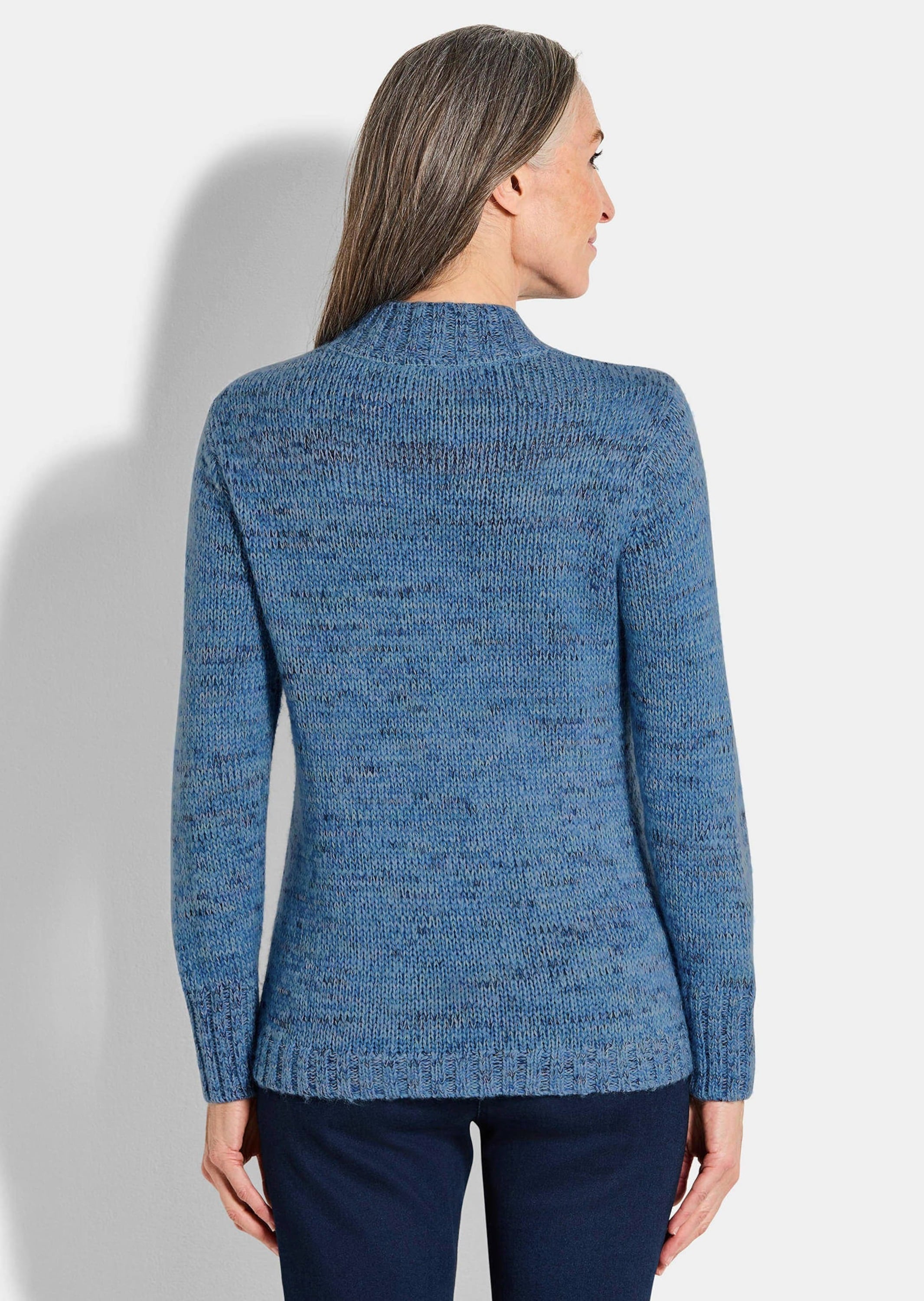 GOLDNER Rundhalspullover »Strickpullover mit Zopfstrick«