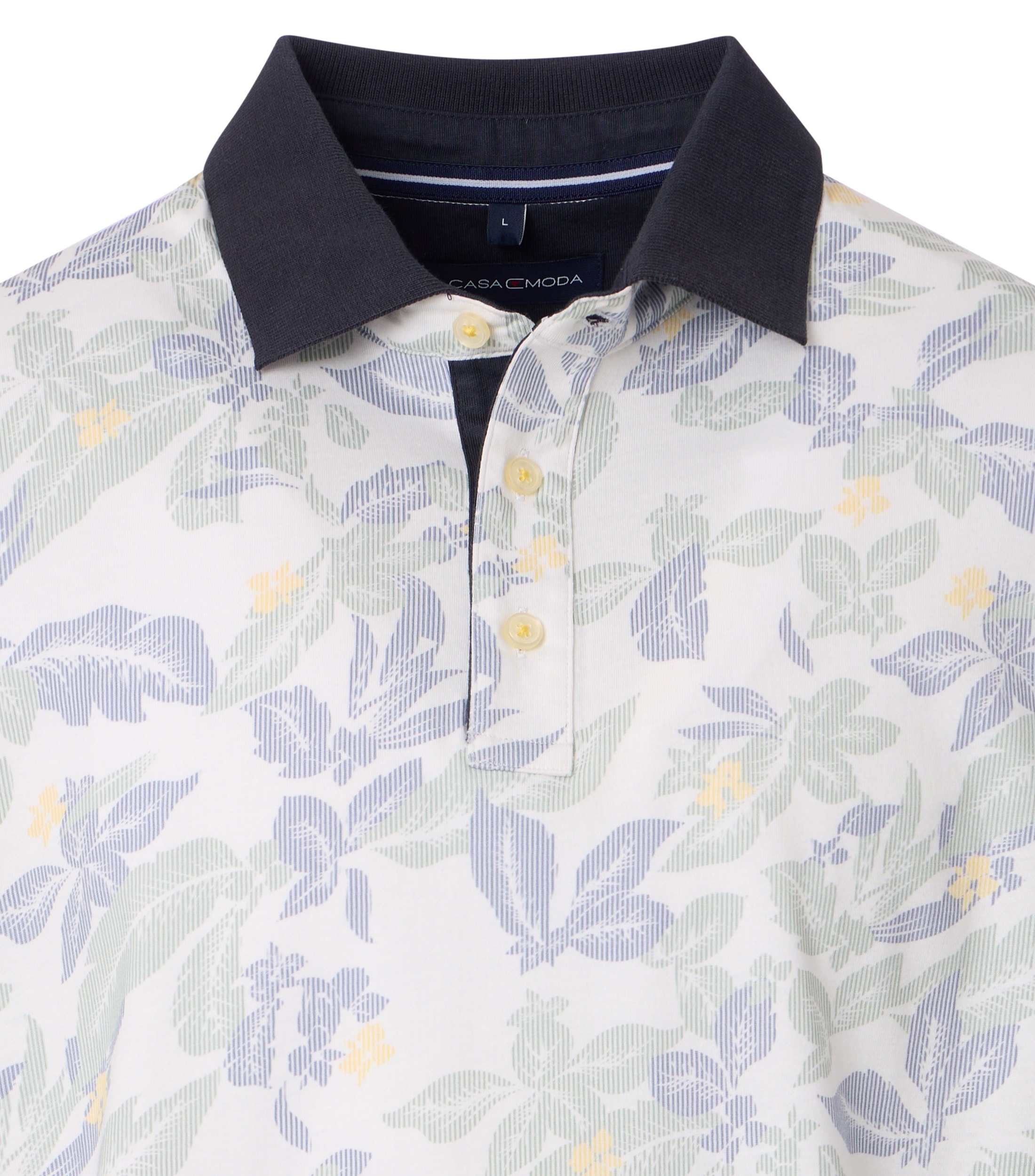CASAMODA Poloshirt »CASAMODA Polo-Shirt Print«