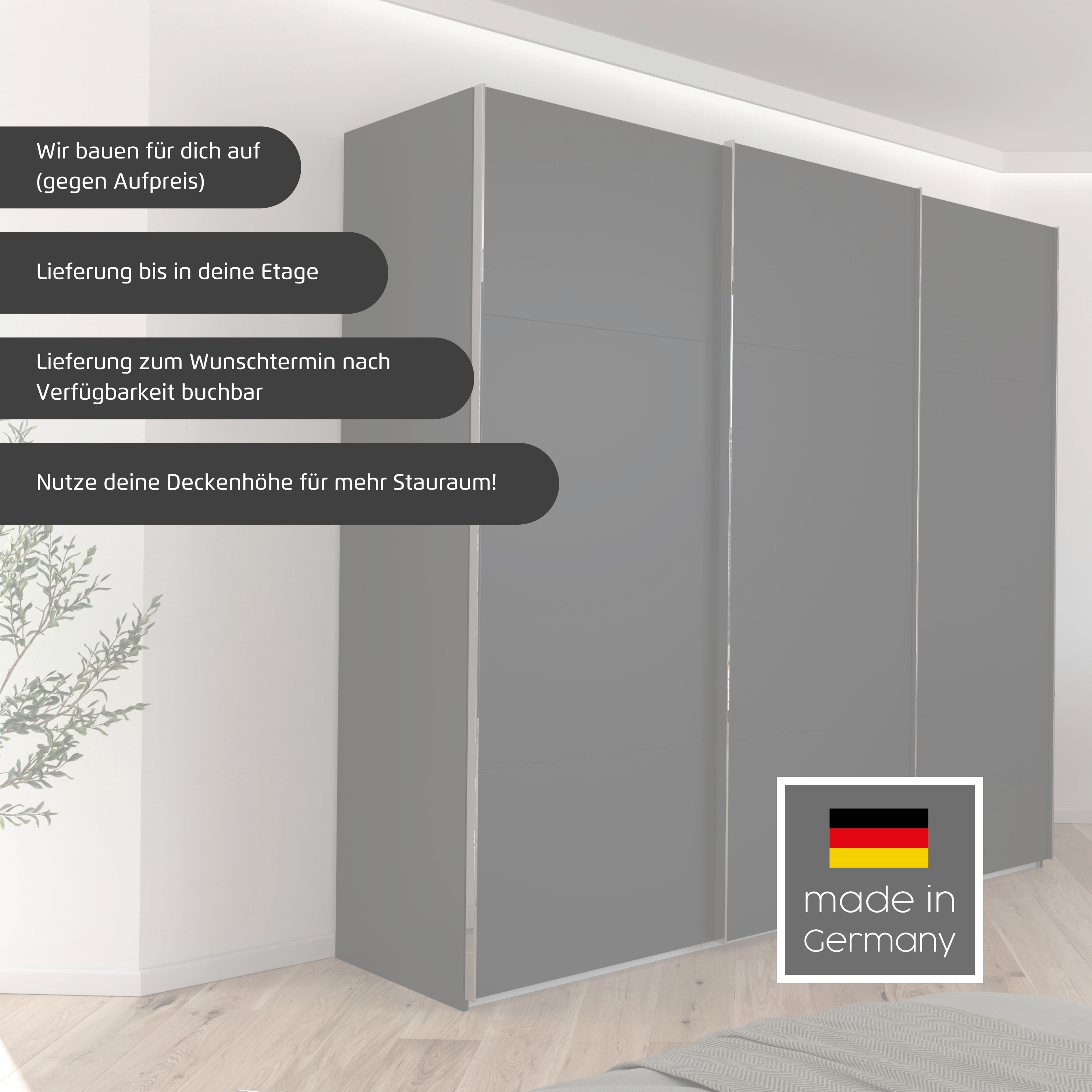 Thumbnail - rauch Schwebetürenschrank "Kleiderschrank Schrank Garderobe Schlafzimmerschrank CONTIDO", (in 3 verschiedenen Ausstattun...