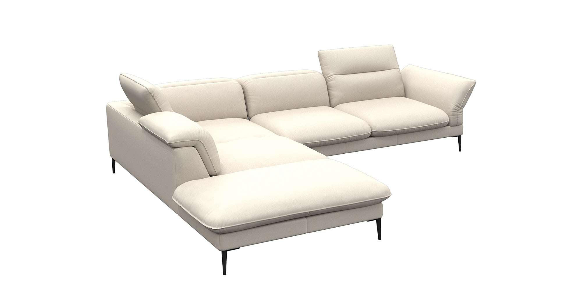 FLEXLUX Ecksofa »Salino Funktionssofa su Ottom...