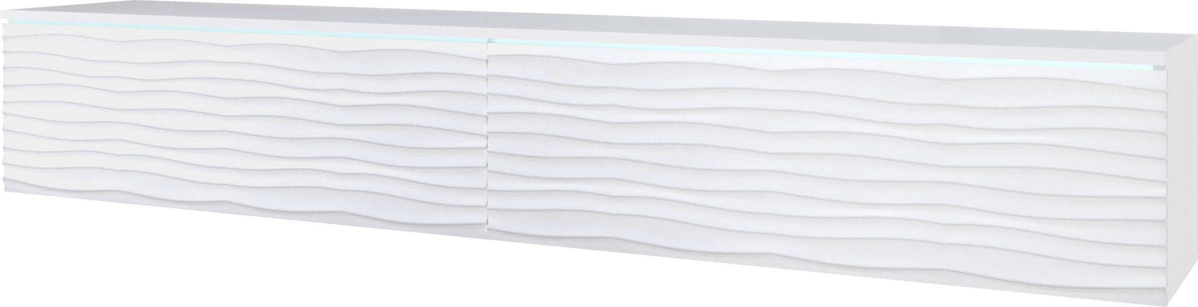 Home affaire Lowboard "Vera, wahlweise mit oder ohne Beleuchtung" gefräste günstig online kaufen