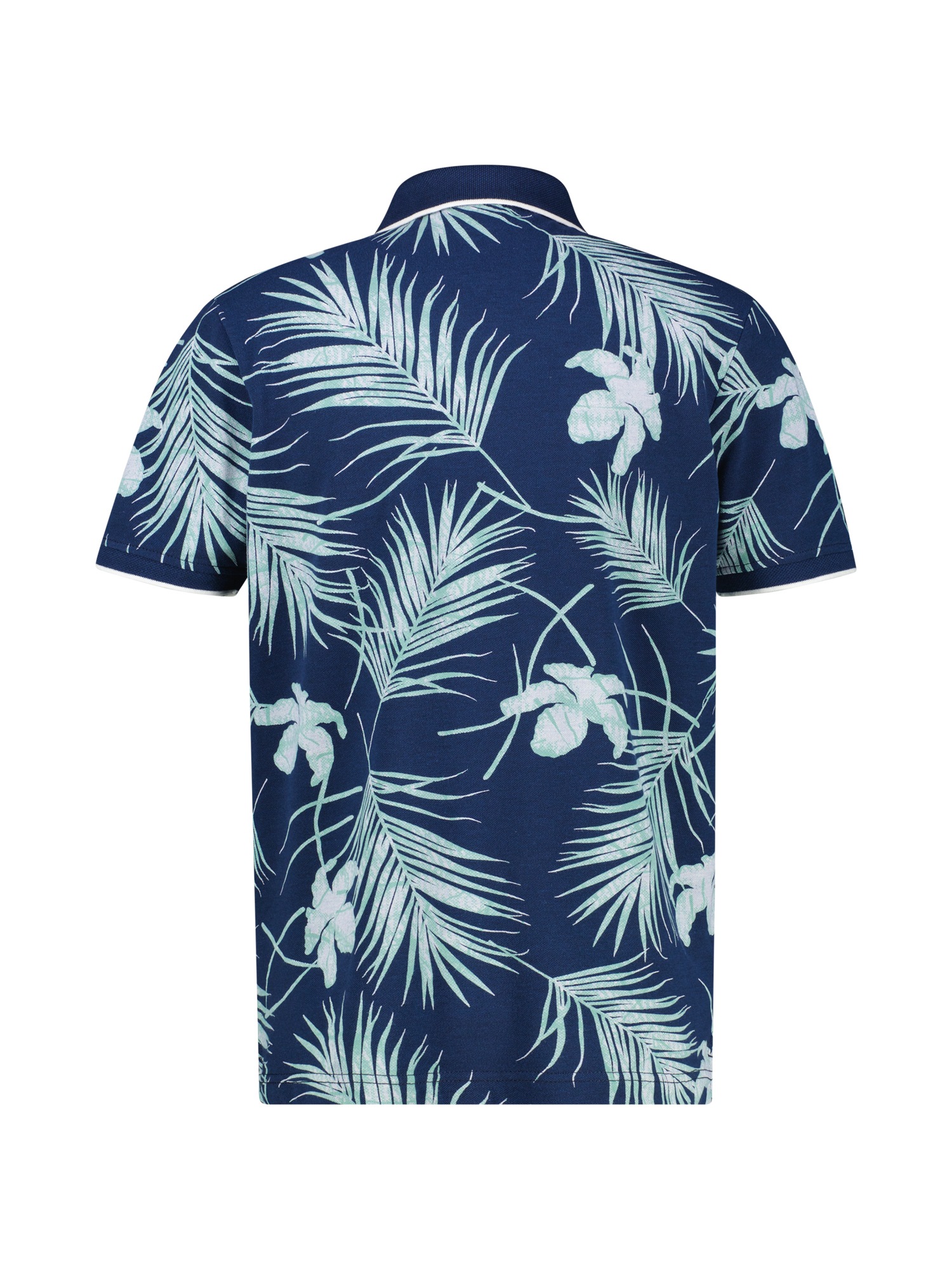 LERROS Poloshirt "LERROS Herren-Poloshirt, floral gemustert in Großen Größe günstig online kaufen