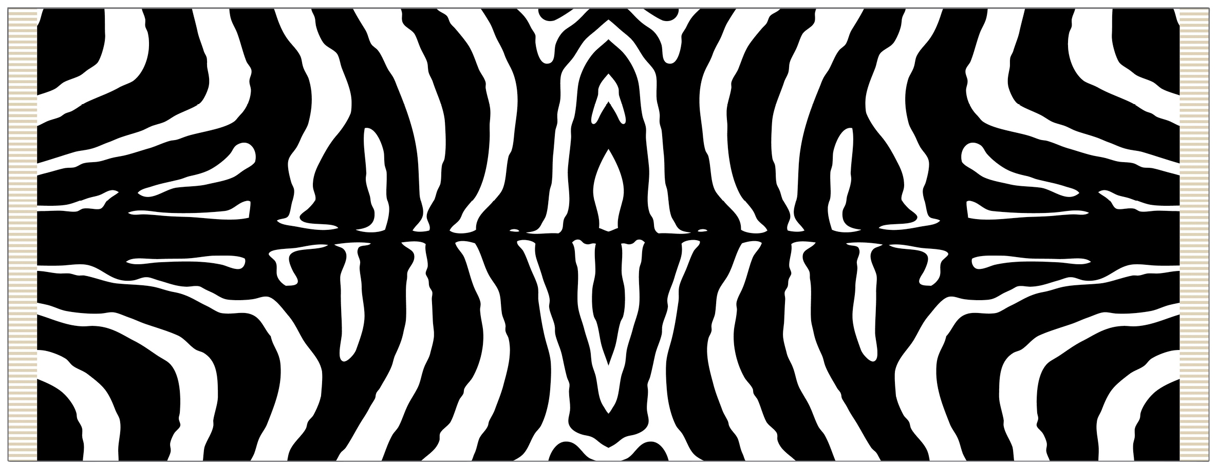MySpotti Vinylteppich »Buddy haftend, statisch BAUR G«, | Rechnung Rosalie Zebra auf rechteckig