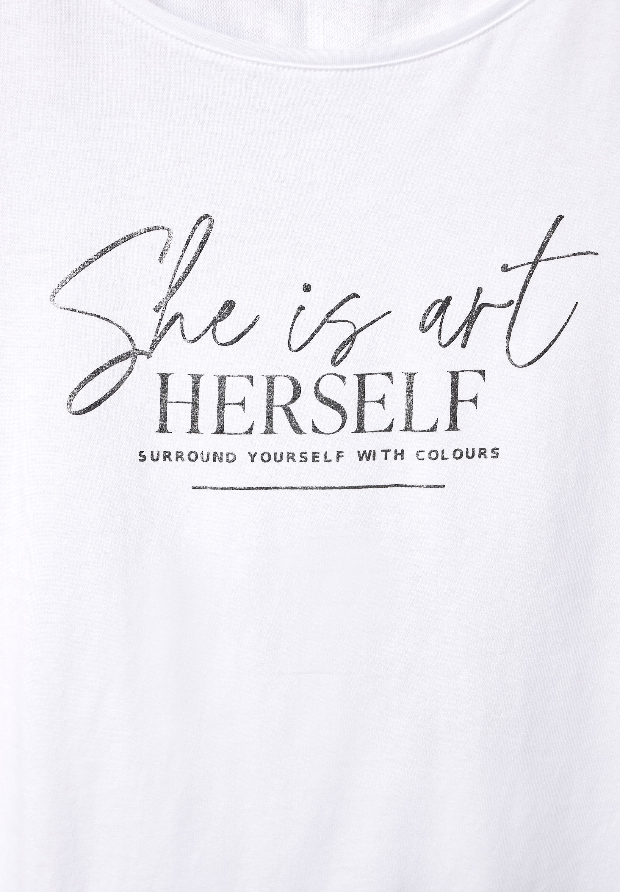 STREET ONE T-Shirt, in Unifarbe