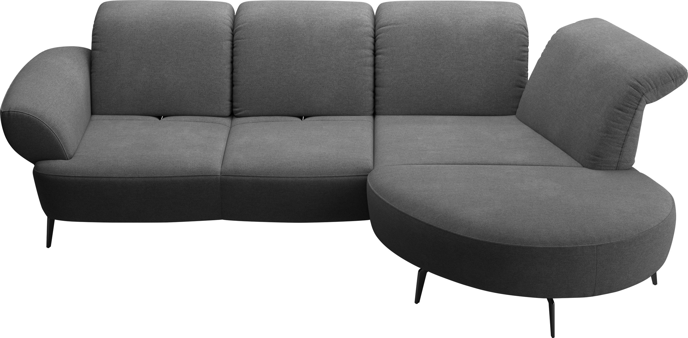 sit&more Ecksofa »Dance«, inkl.System Click&Seat und Sitztiefenverstellung