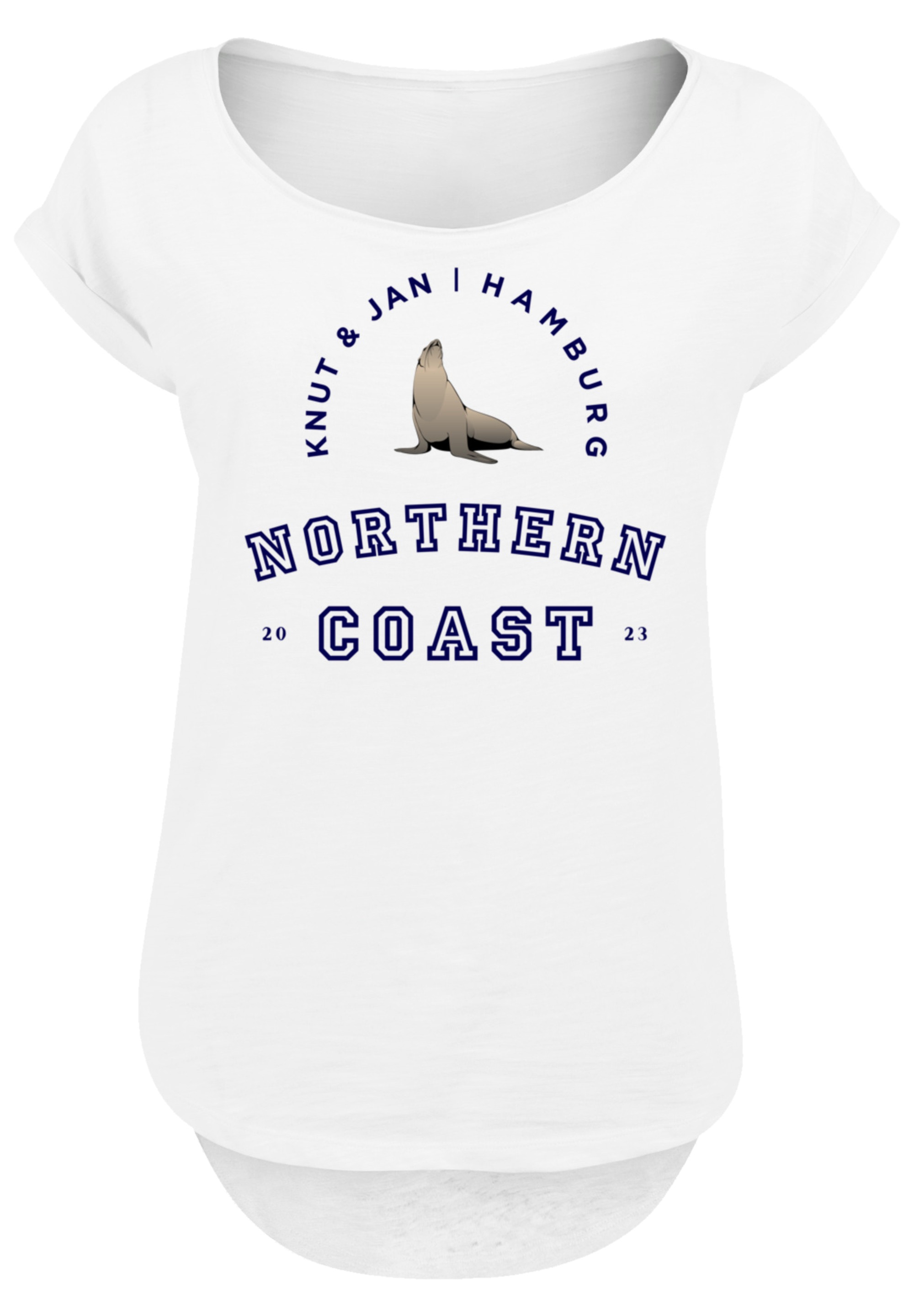 F4NT4STIC T-Shirt »Robbe Knut & Jan Hamburg«, Print