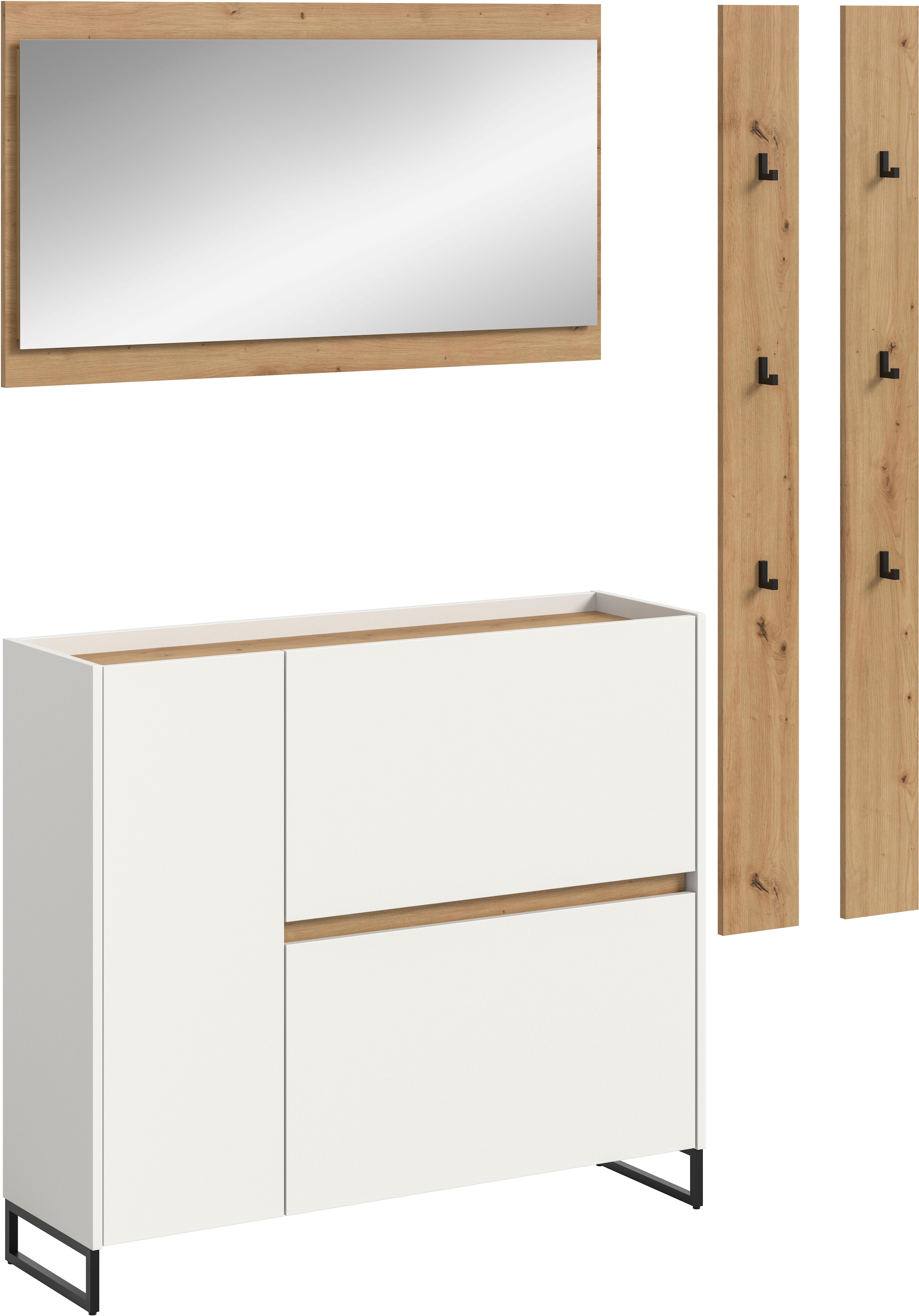 INOSIGN Garderoben-Set "EVRID, 4-teilig, Breite 172 cm, individuell stellba günstig online kaufen