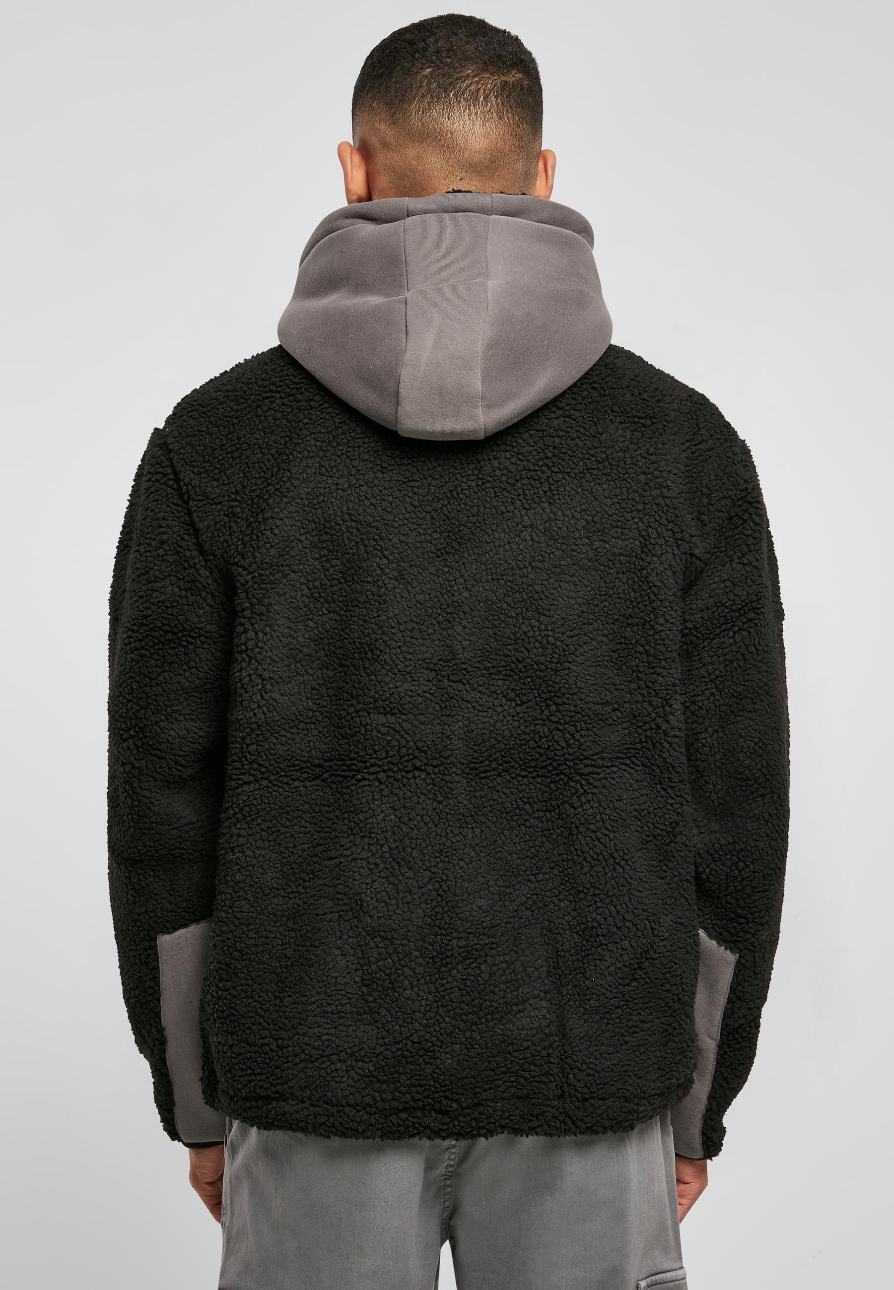 URBAN CLASSICS Winterjacke »Urban Classics Herren Hooded Sherpa Jacket«, (1 St.), mit Kapuze