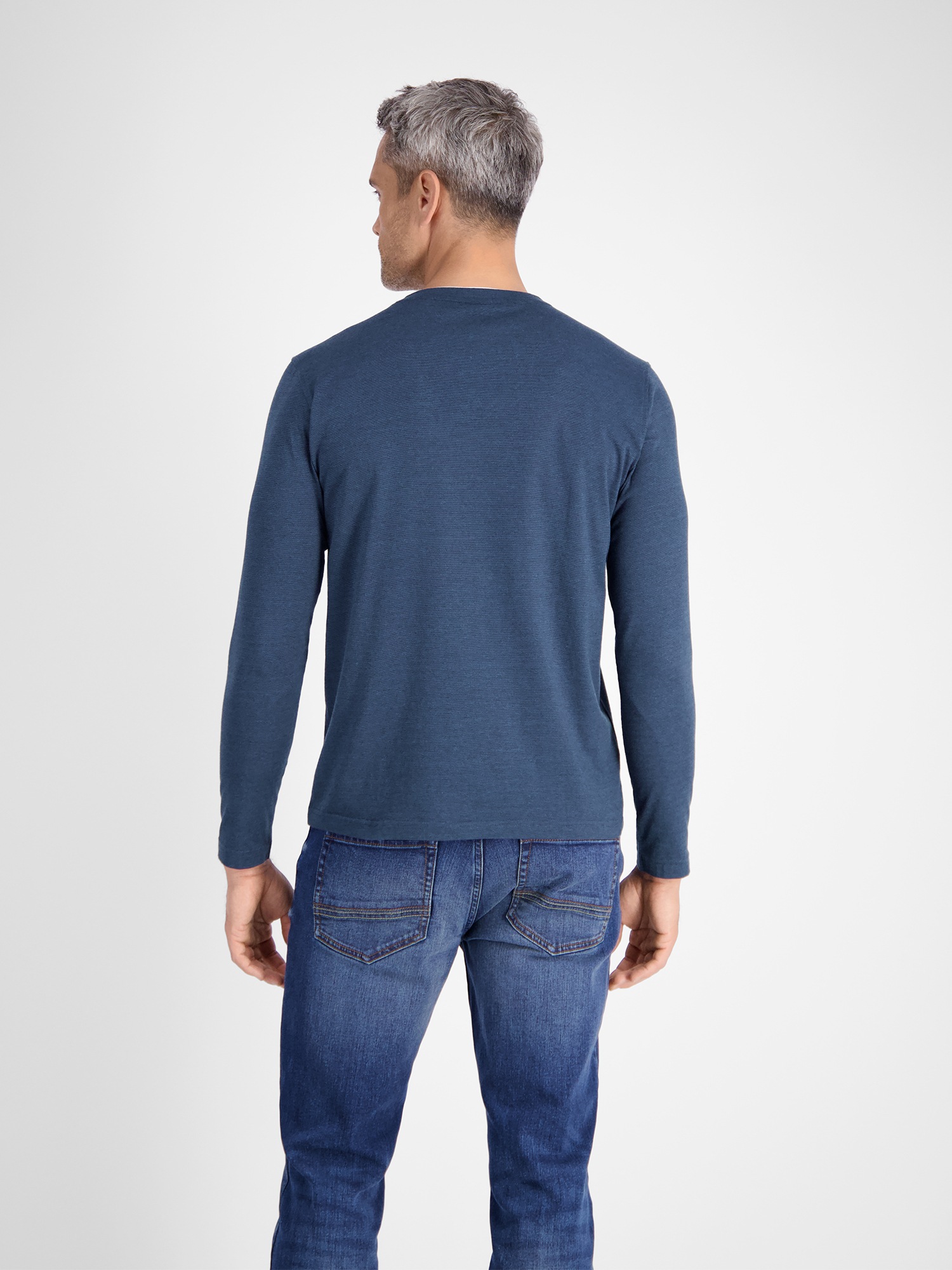 LERROS Sweatshirt "LERROS Serafino-Langarmshirt für Herren" günstig online kaufen