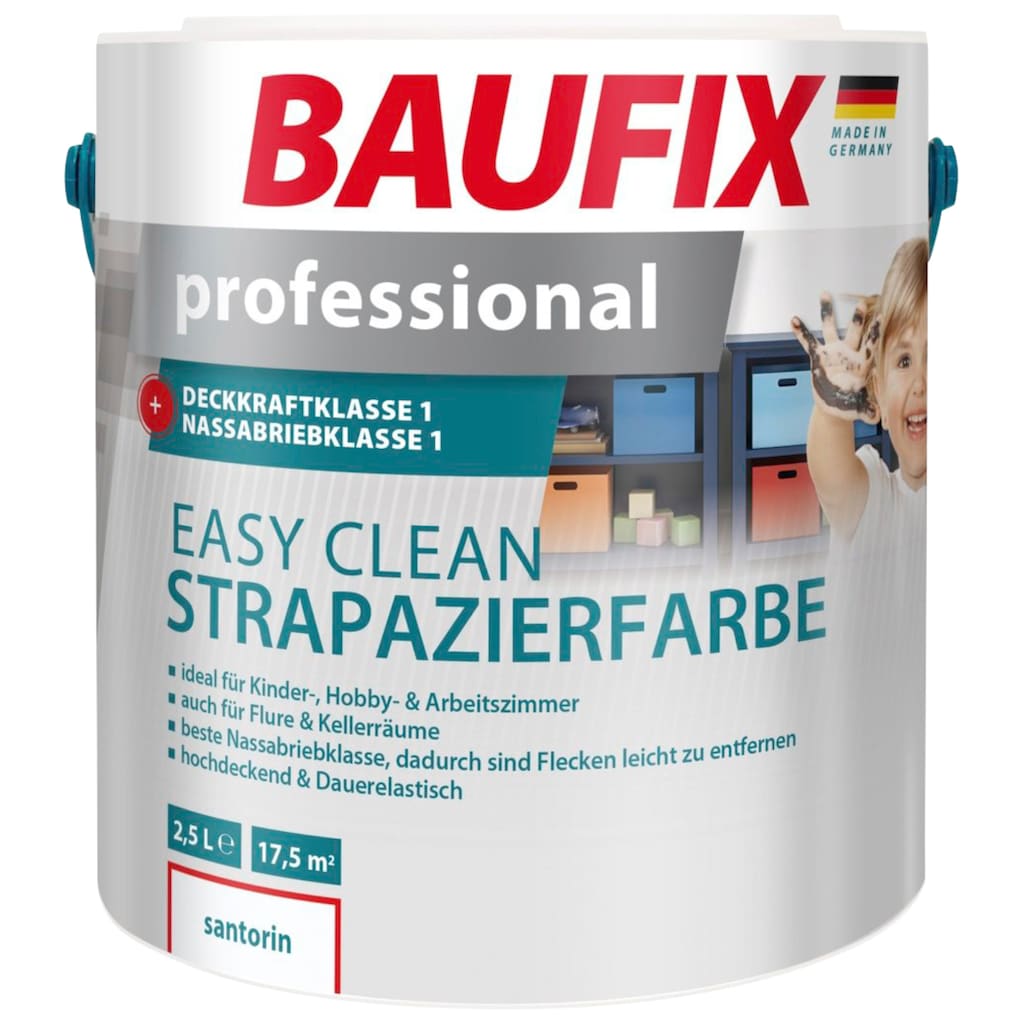 Baufix Wand- und Deckenfarbe »professional Easy Clean Strapazierfarbe«