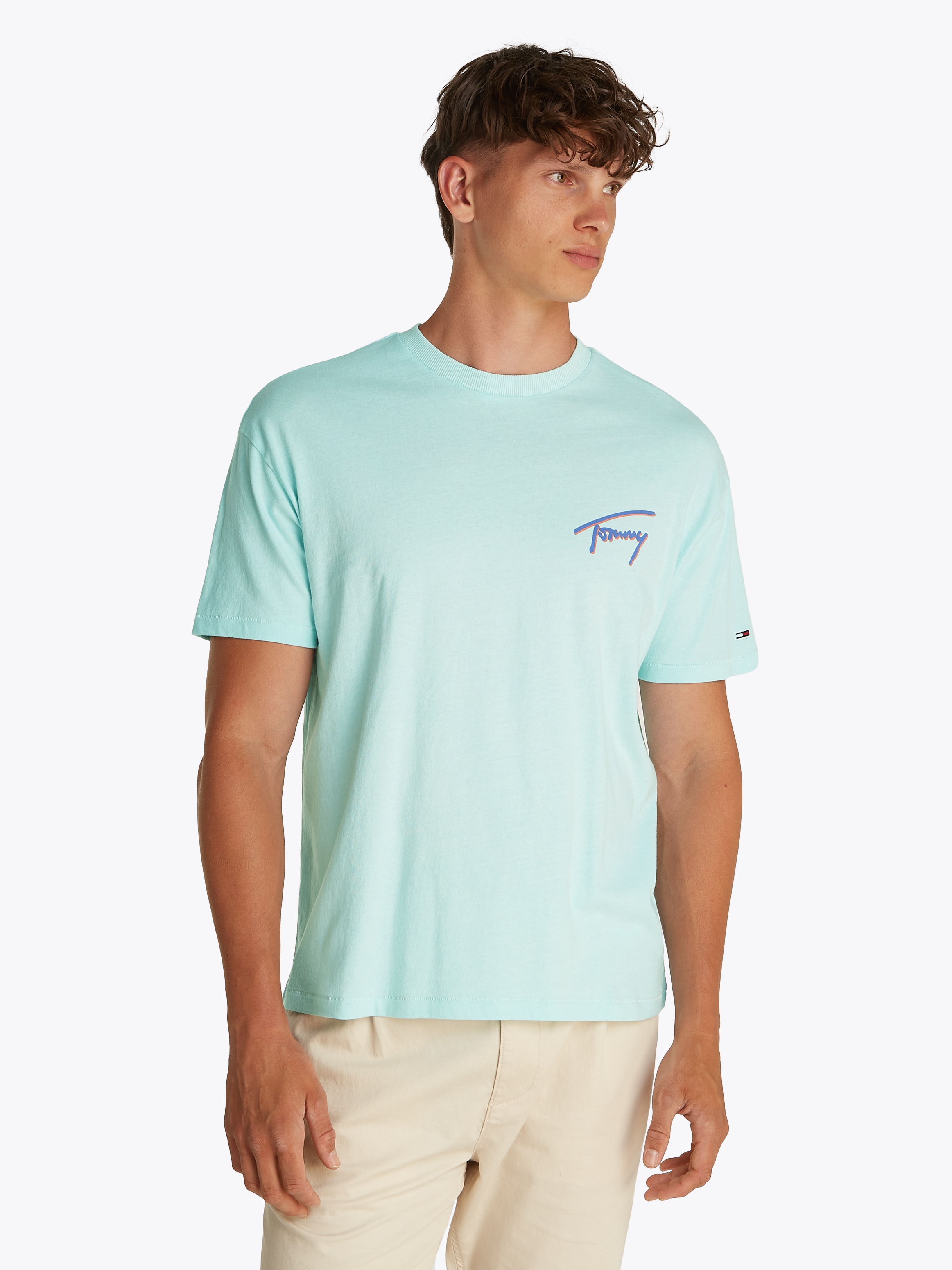 Tommy Jeans T-Shirt "TJM RLX FADED GRAPHIC TEE EXT", mit großem Rückendruck günstig online kaufen