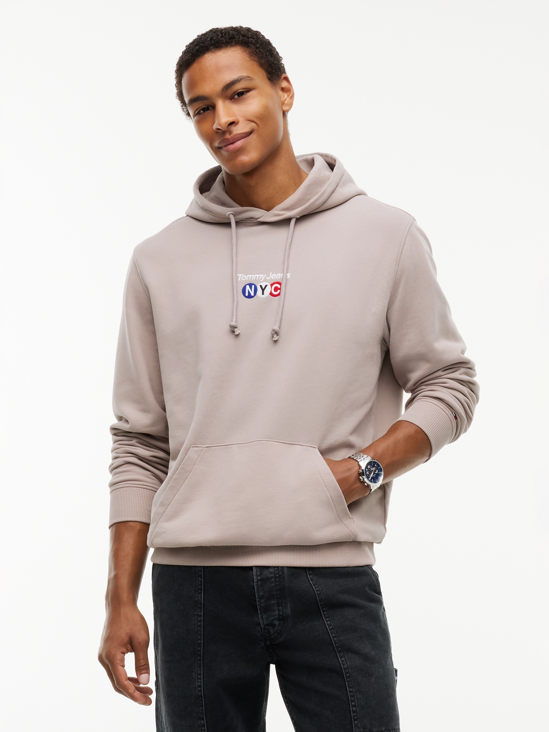 Tommy Jeans Kapuzensweatshirt "REGULAR NYC HOODIE", Regular fit mit Kapuze