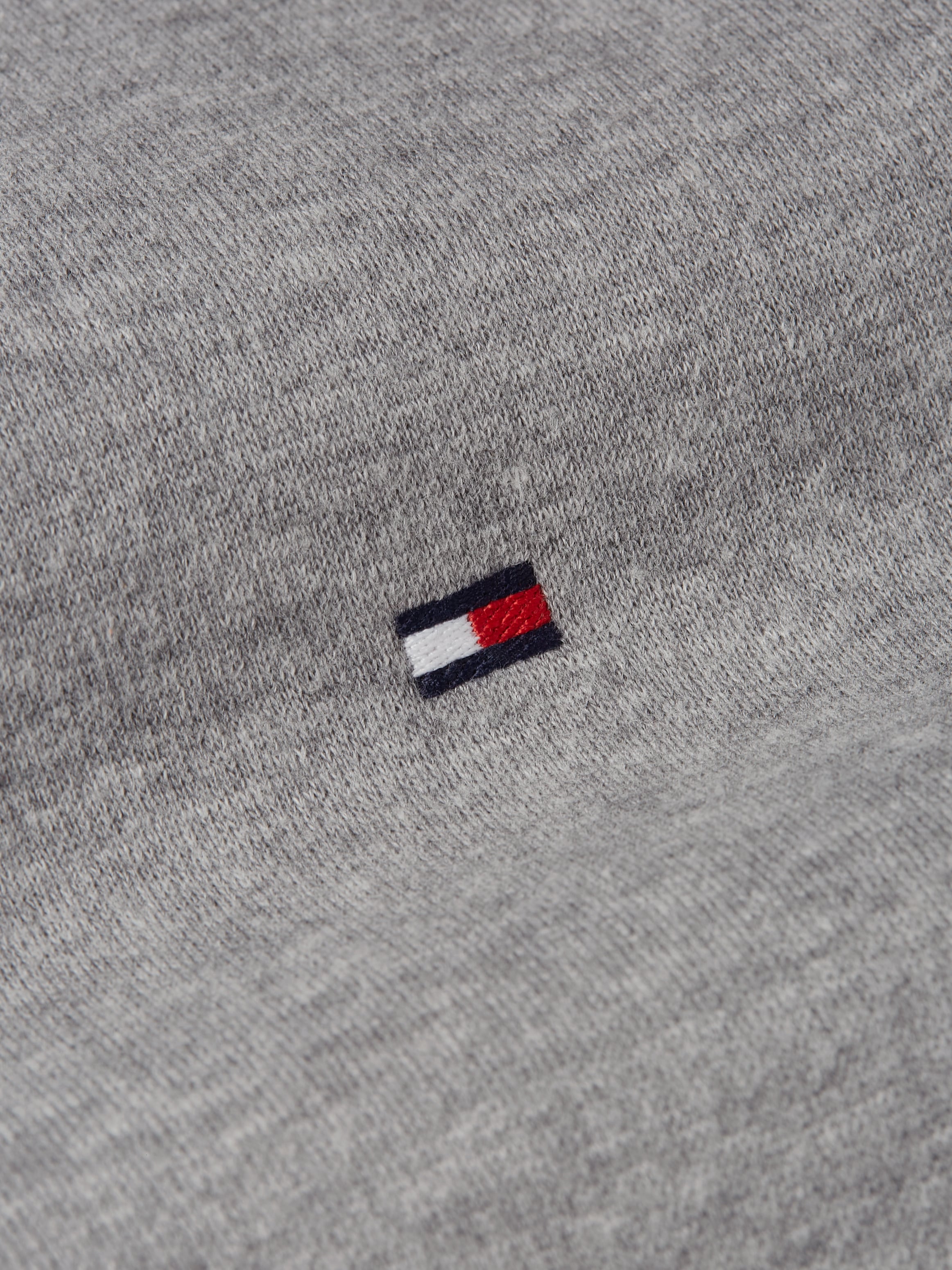 Tommy Hilfiger Sweatjacke »ESSENTIAL FLEECE ZT STAND COLLAR«, mit Logostickerei