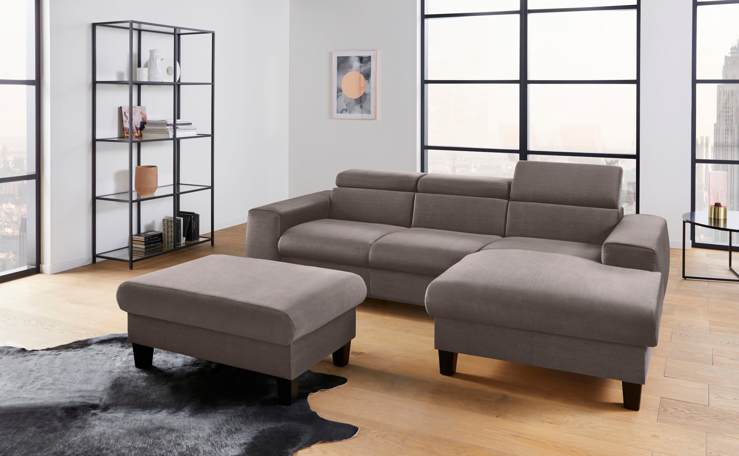 COTTA Polstergarnitur "Morven L-Form", (Set), Set bestehend aus: Ecksofa mi günstig online kaufen